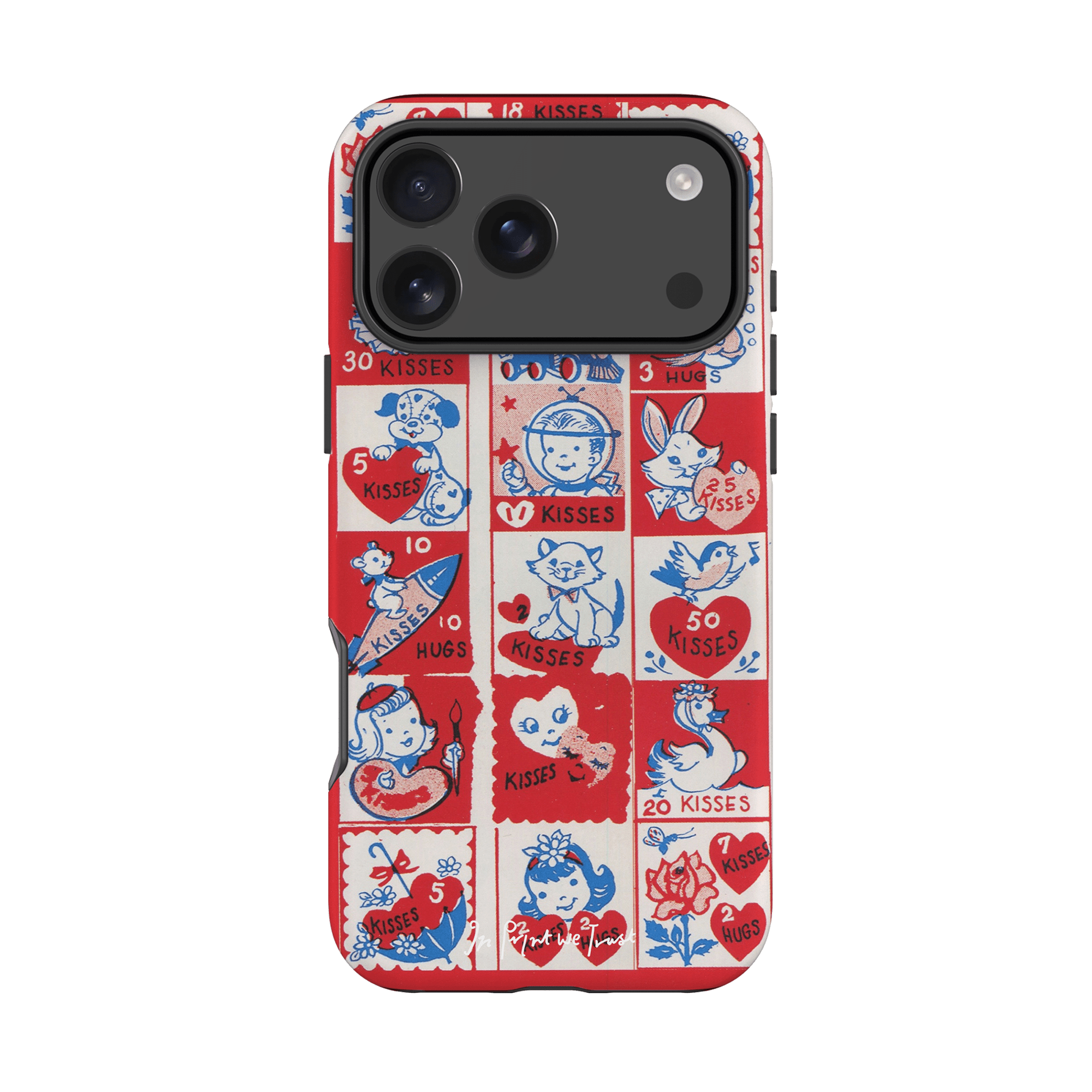 2 kisses 2 hugs tough iPhone case - In Print We Trust