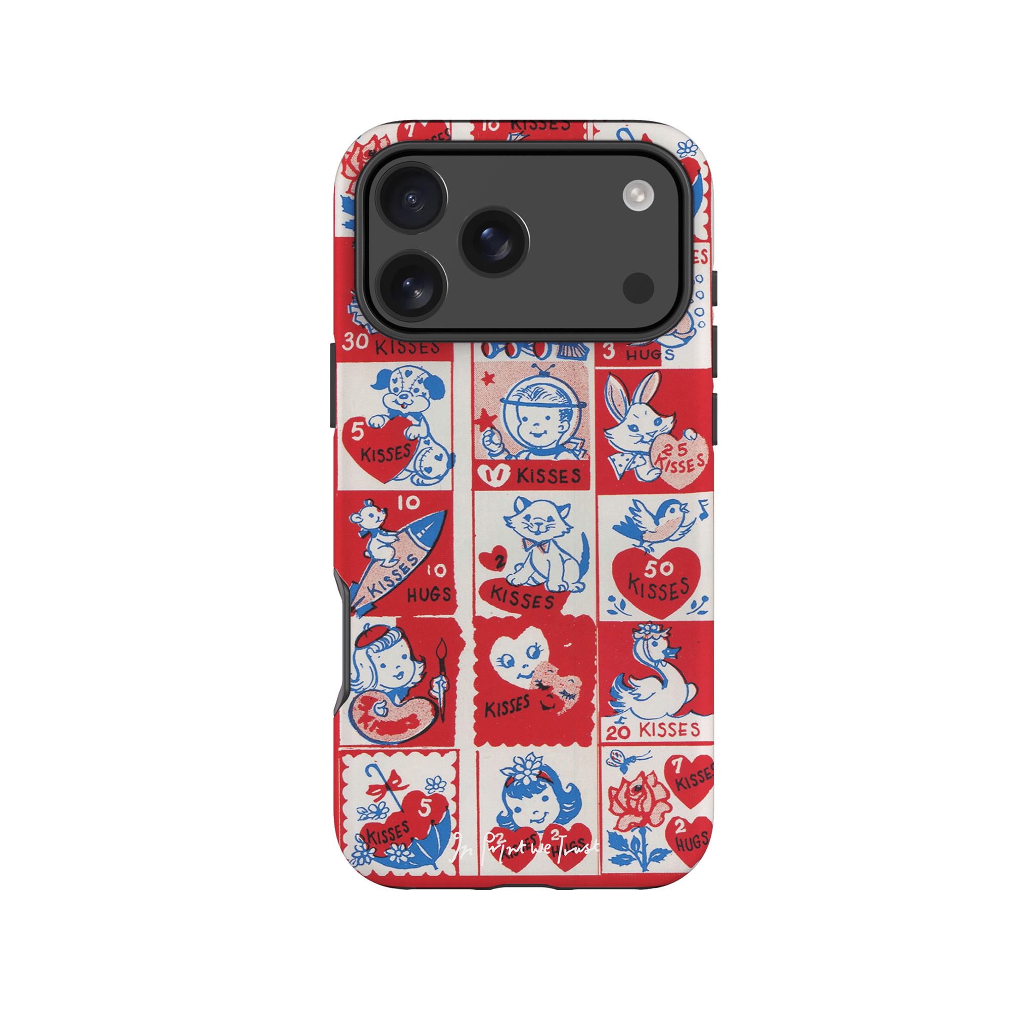 2 kisses 2 hugs tough iPhone case - In Print We Trust