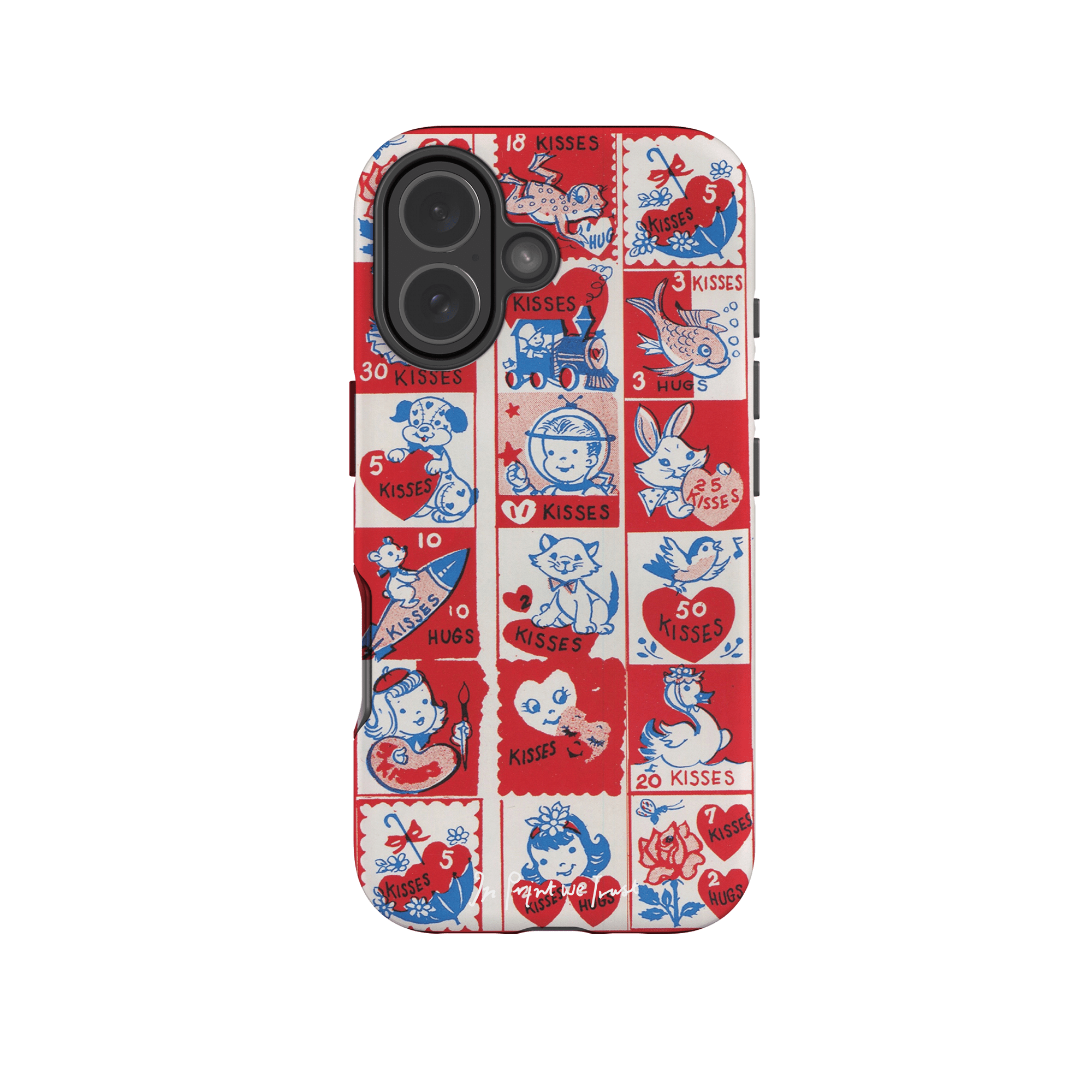 2 kisses 2 hugs tough iPhone case - In Print We Trust