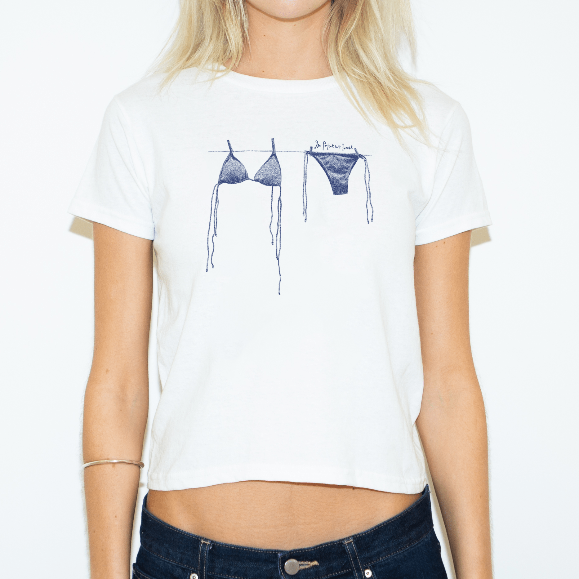 air dry baby tee - In Print We Trust