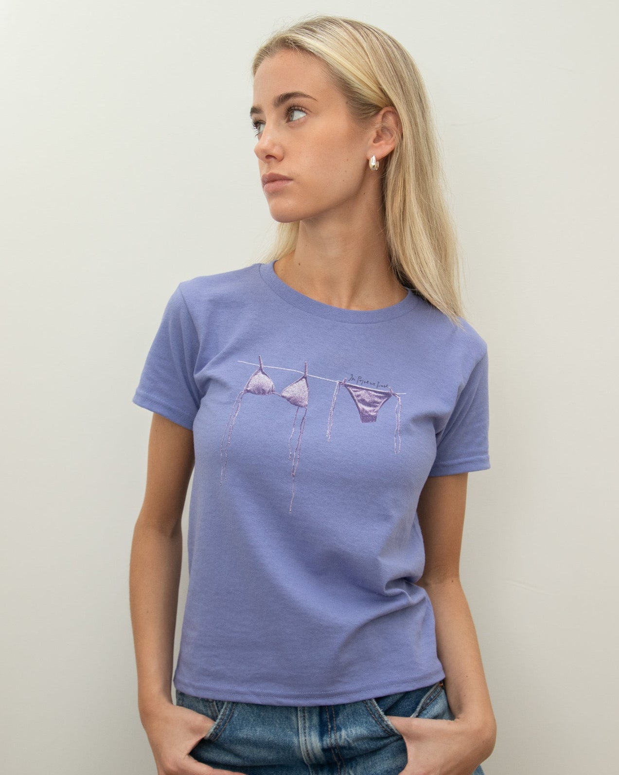 air dry baby tee - In Print We Trust