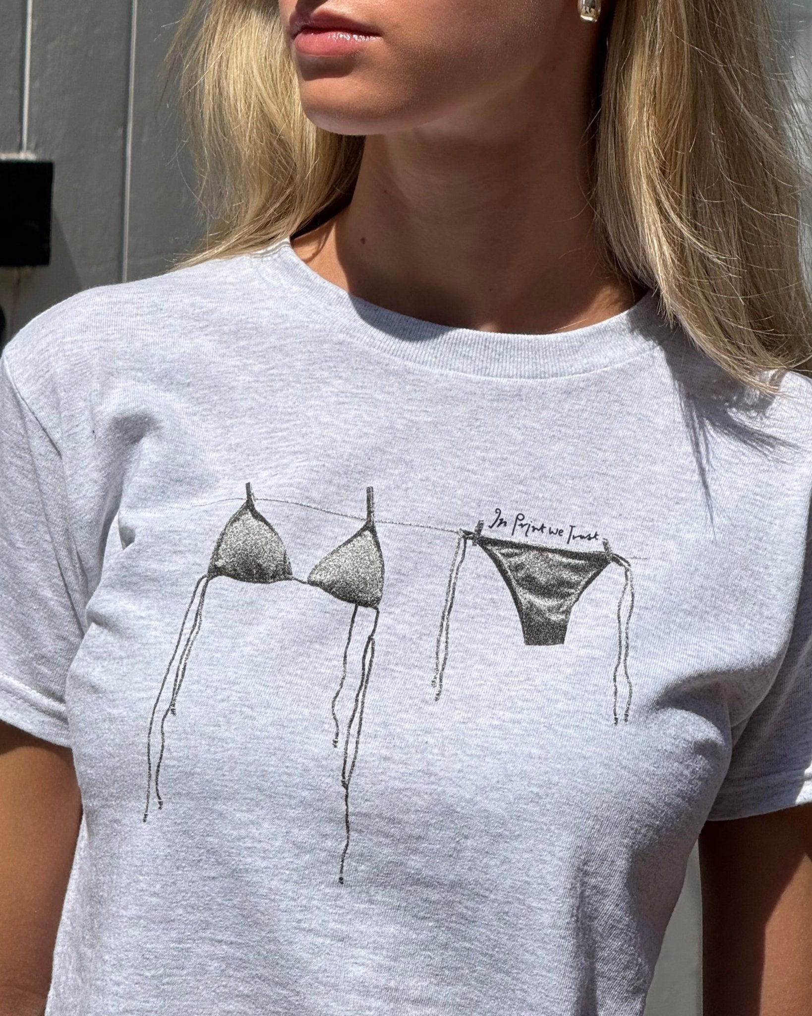 air dry baby tee - In Print We Trust