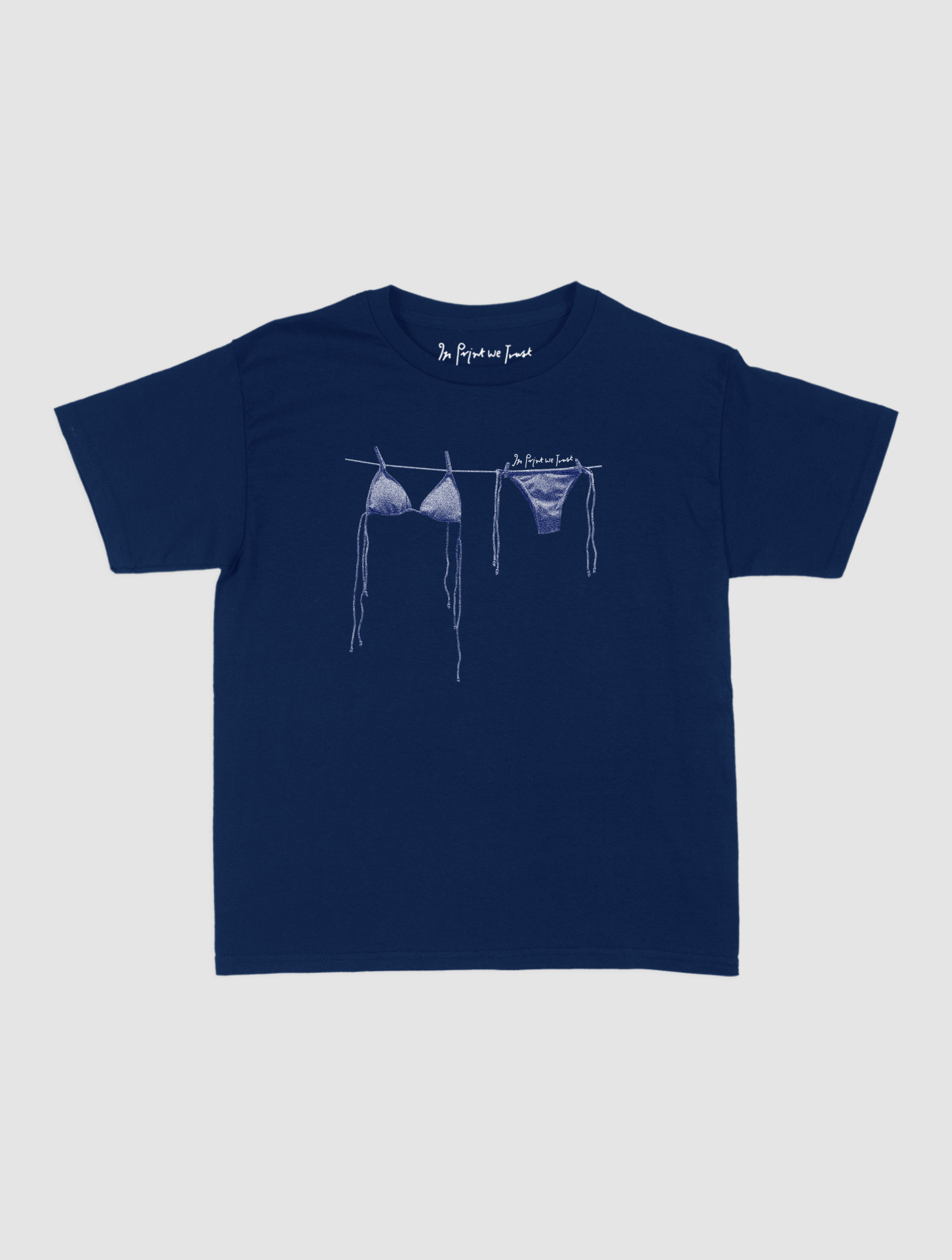 air dry baby tee - In Print We Trust