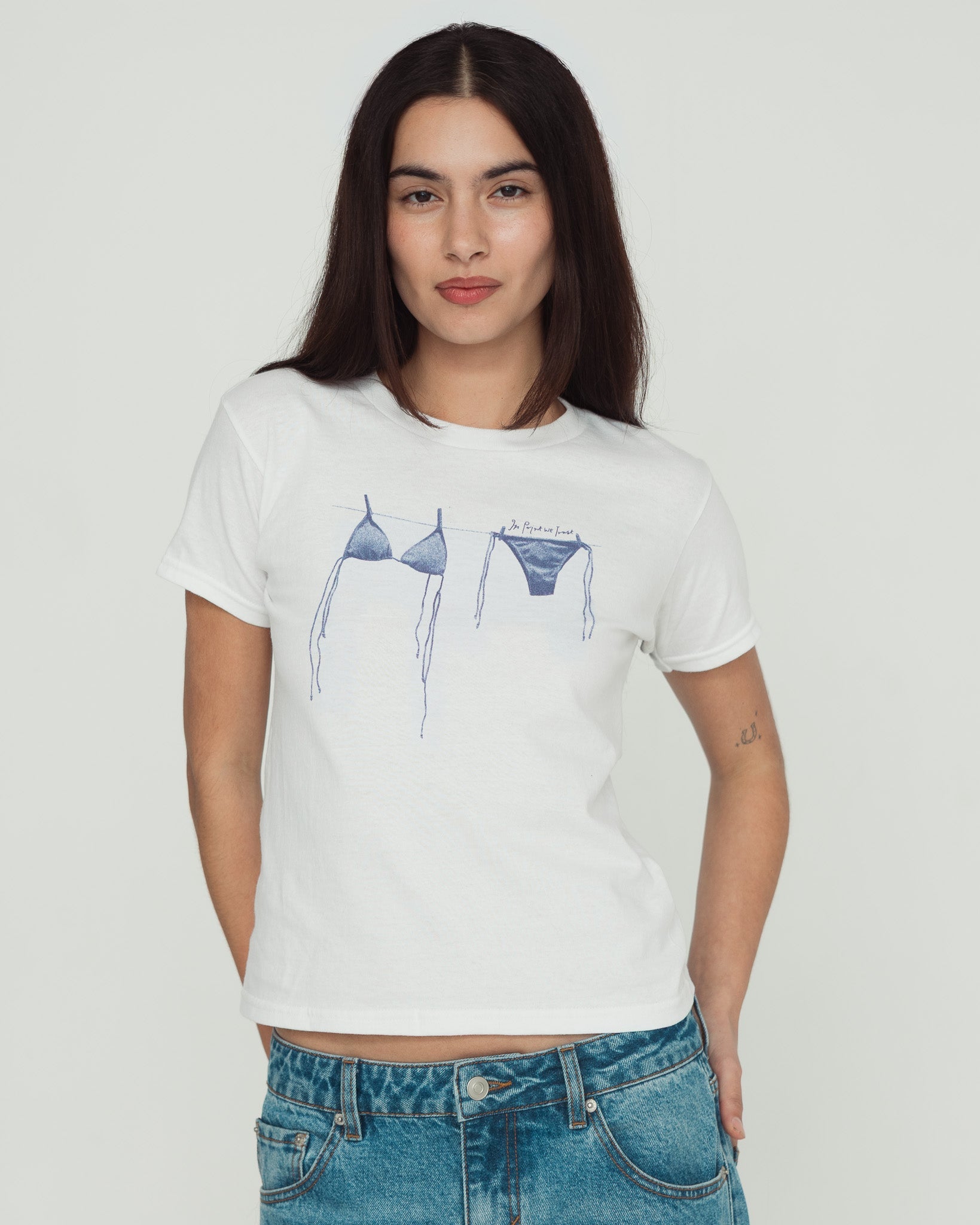 air dry baby tee - In Print We Trust