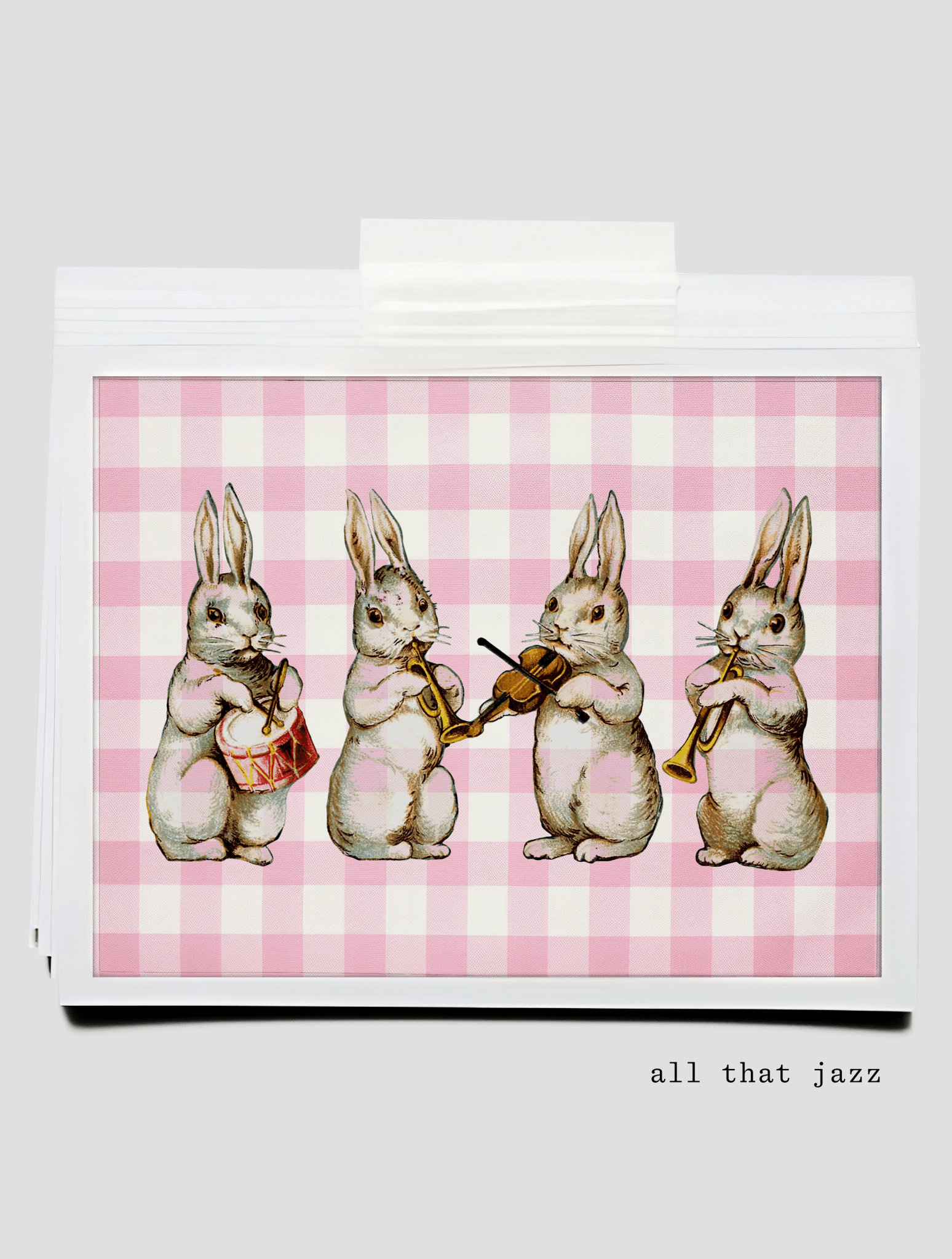 all that jazz baby tee - In Print We Trust