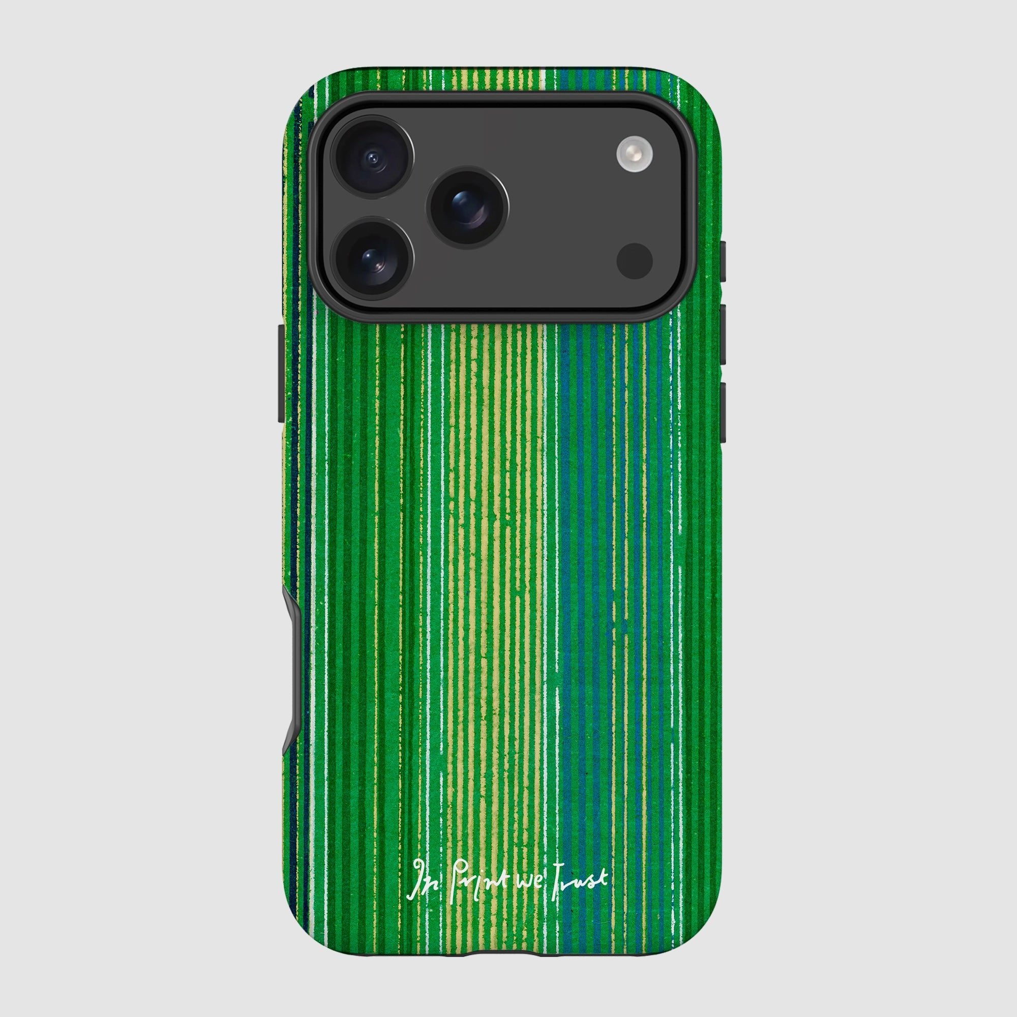 basil tough iPhone case - In Print We Trust