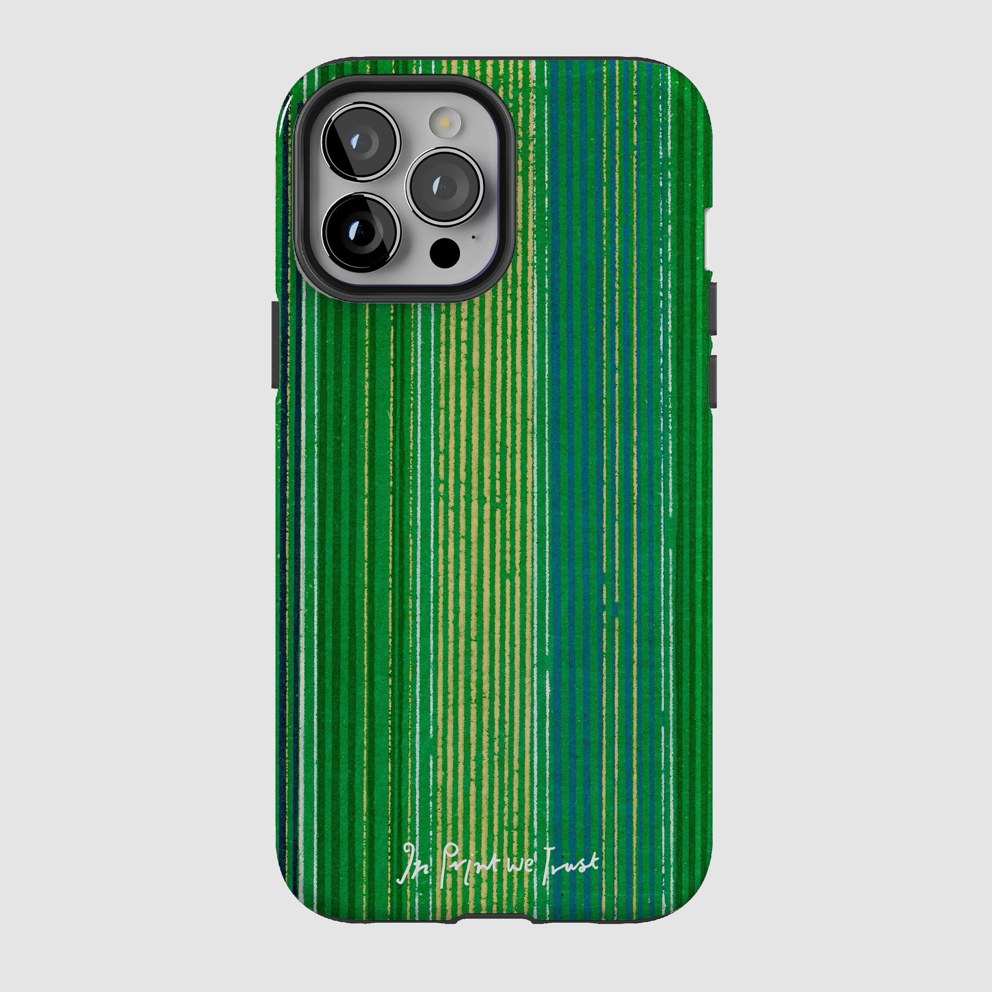 basil tough iPhone case - In Print We Trust