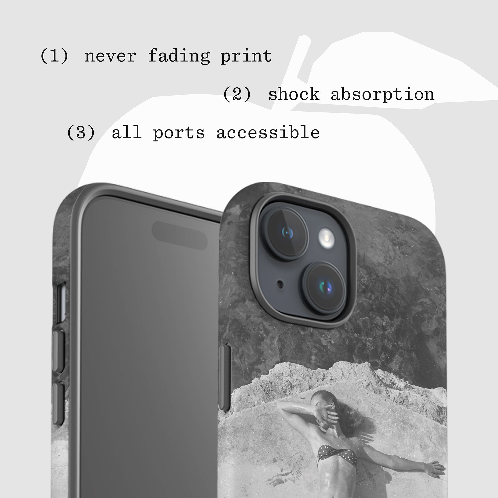 beach tough iPhone case - In Print We Trust