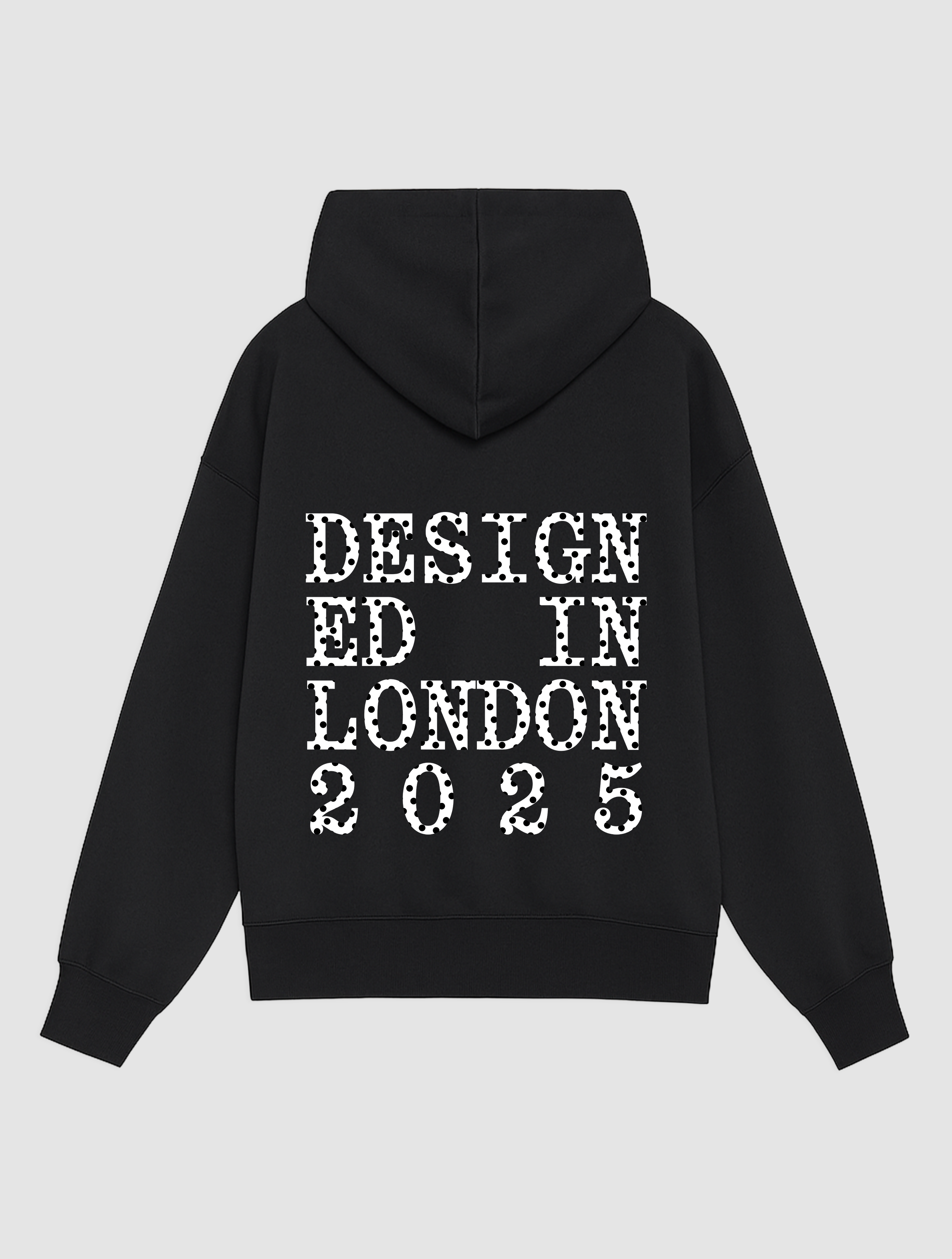 designed in london hoodie
