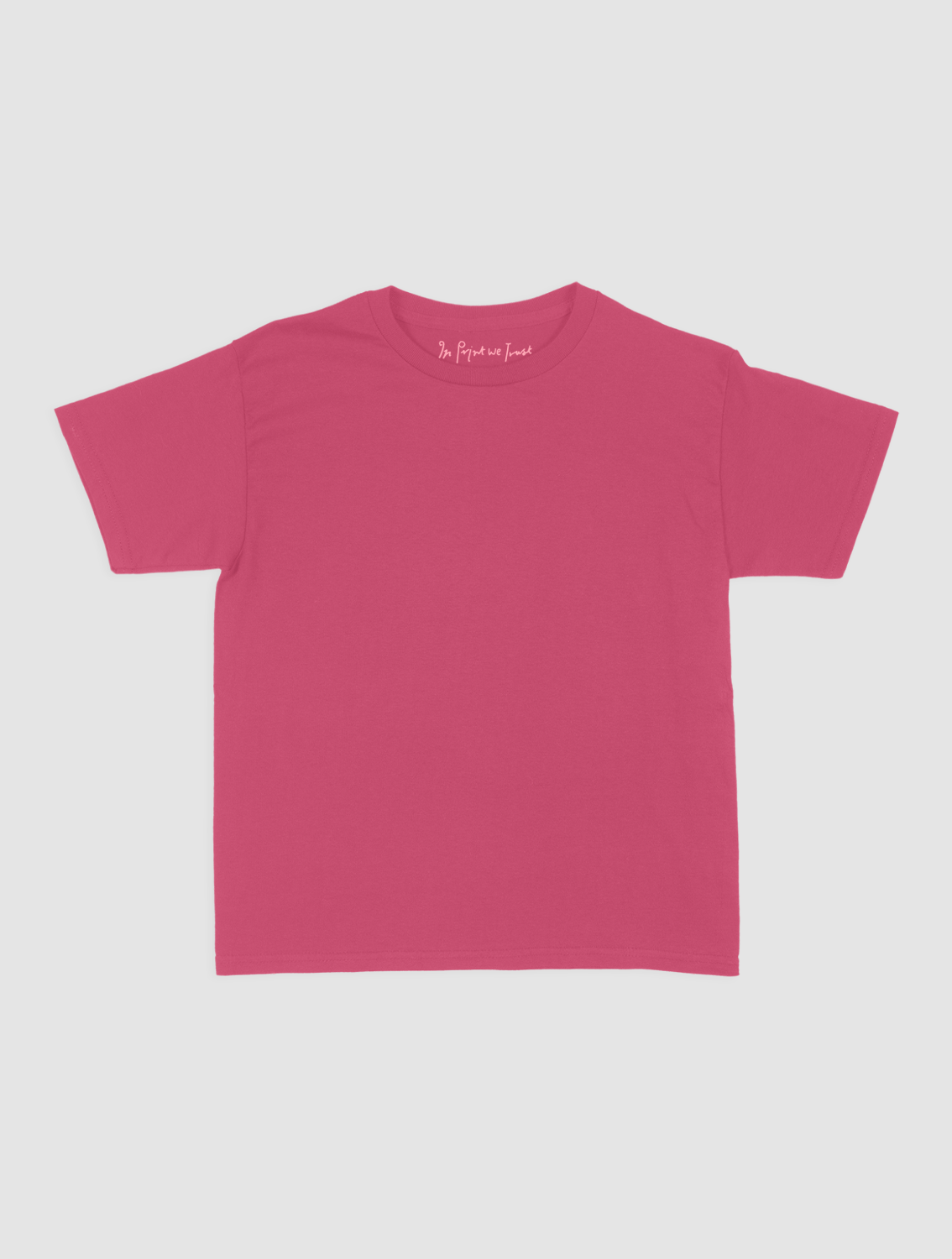 blank baby tee - In Print We Trust