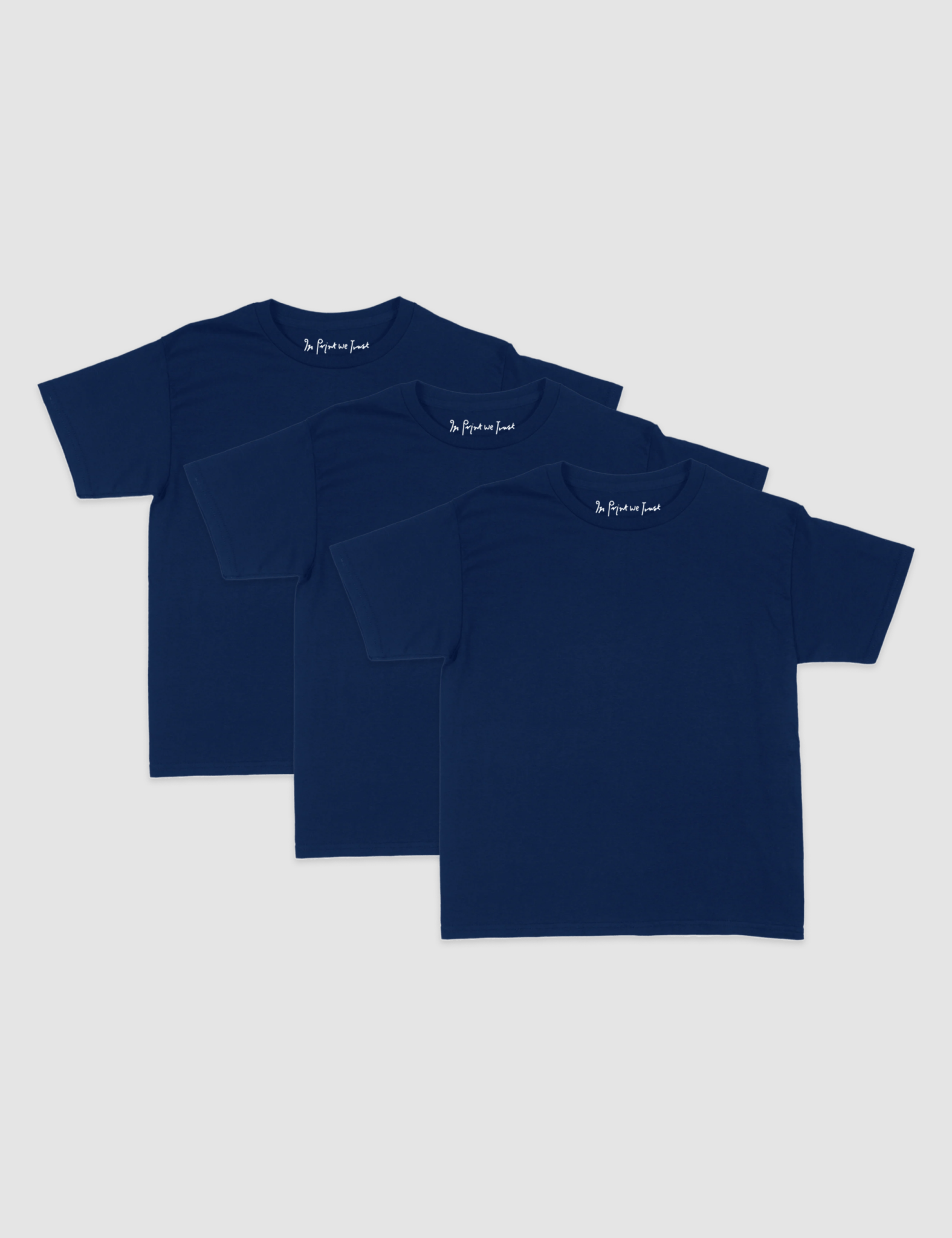 blank baby tee - In Print We Trust