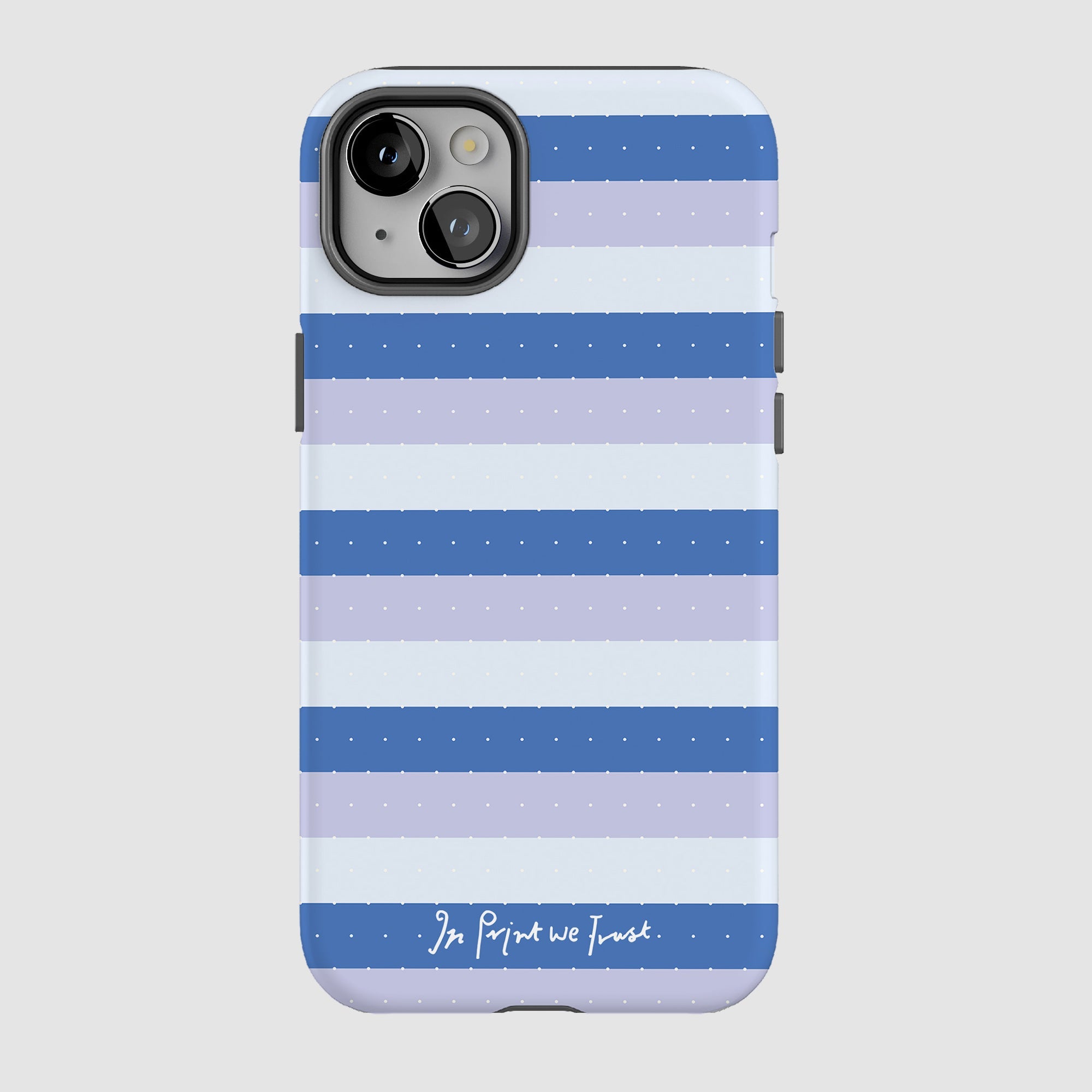 blueberry tough iPhone case - In Print We Trust