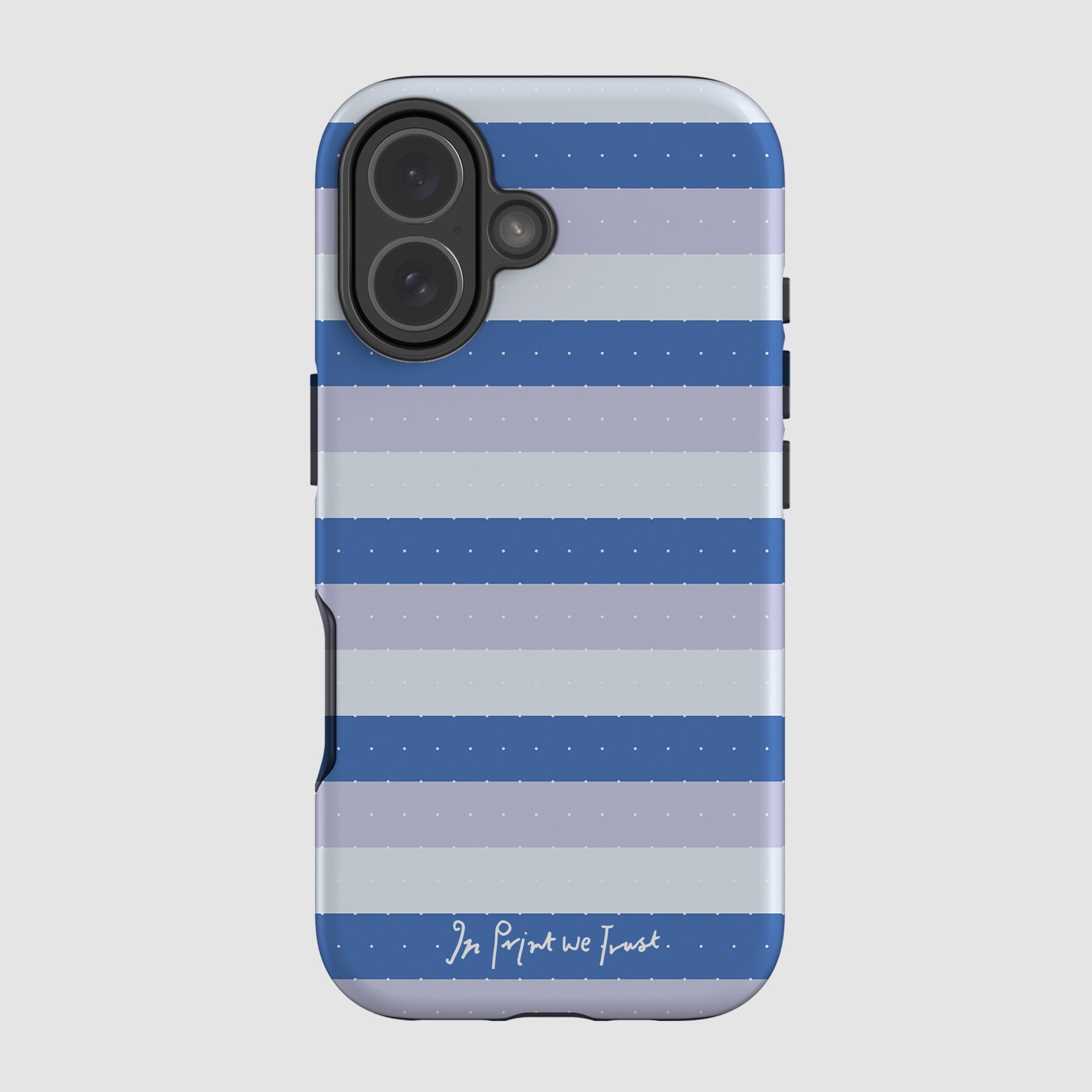 blueberry tough iPhone case - In Print We Trust