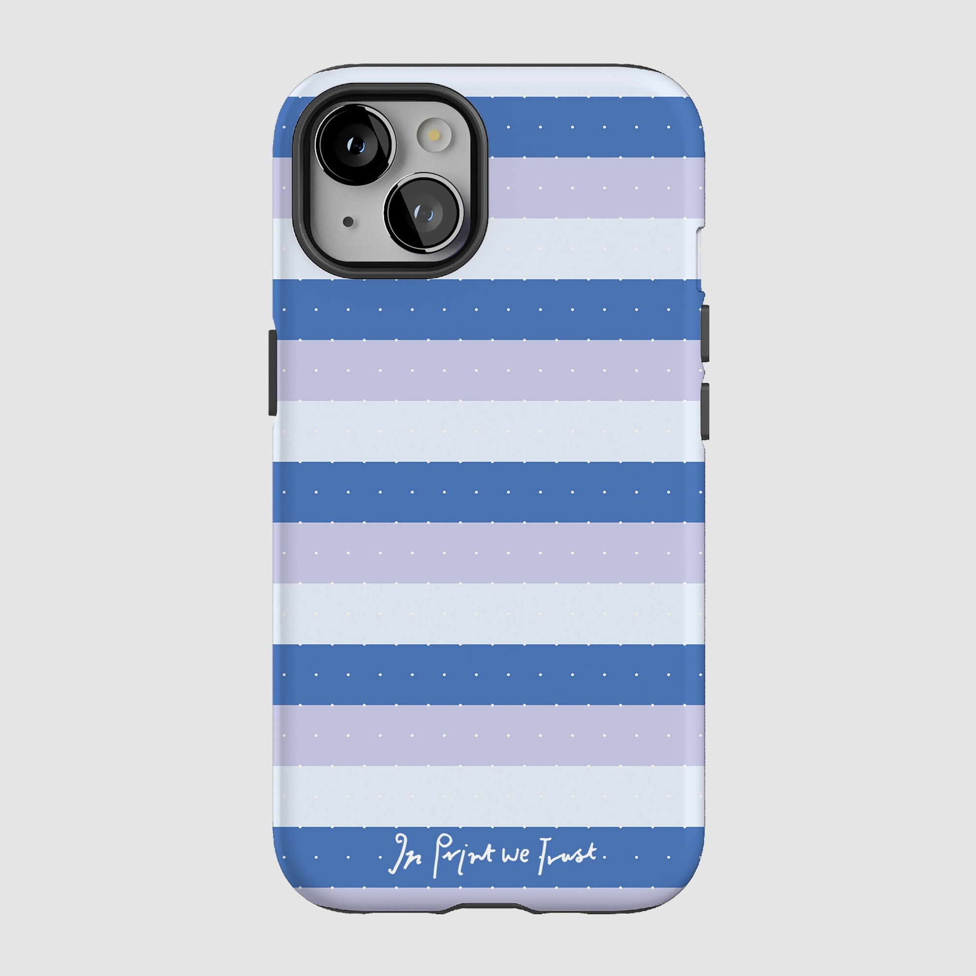 blueberry tough iPhone case - In Print We Trust