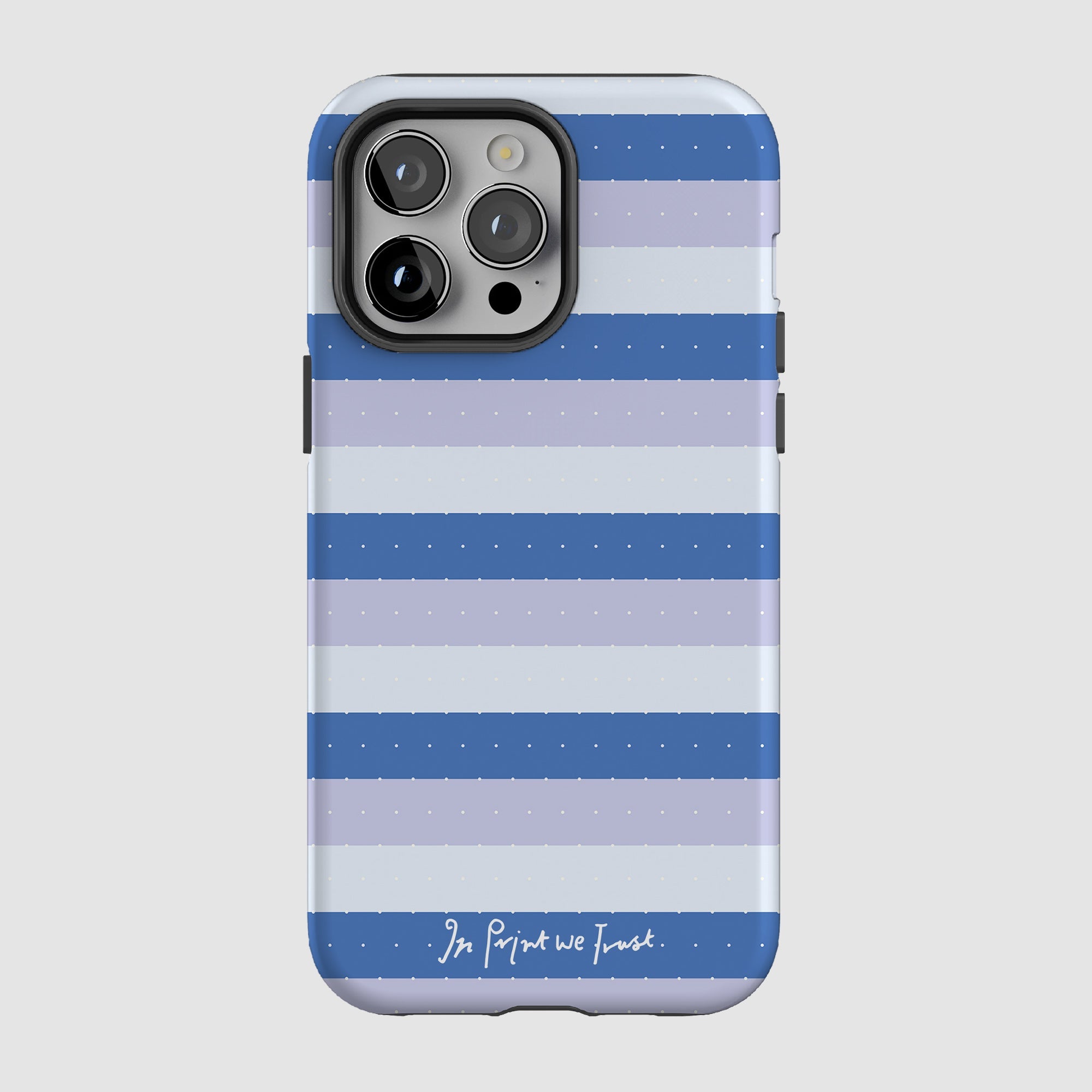 blueberry tough iPhone case - In Print We Trust