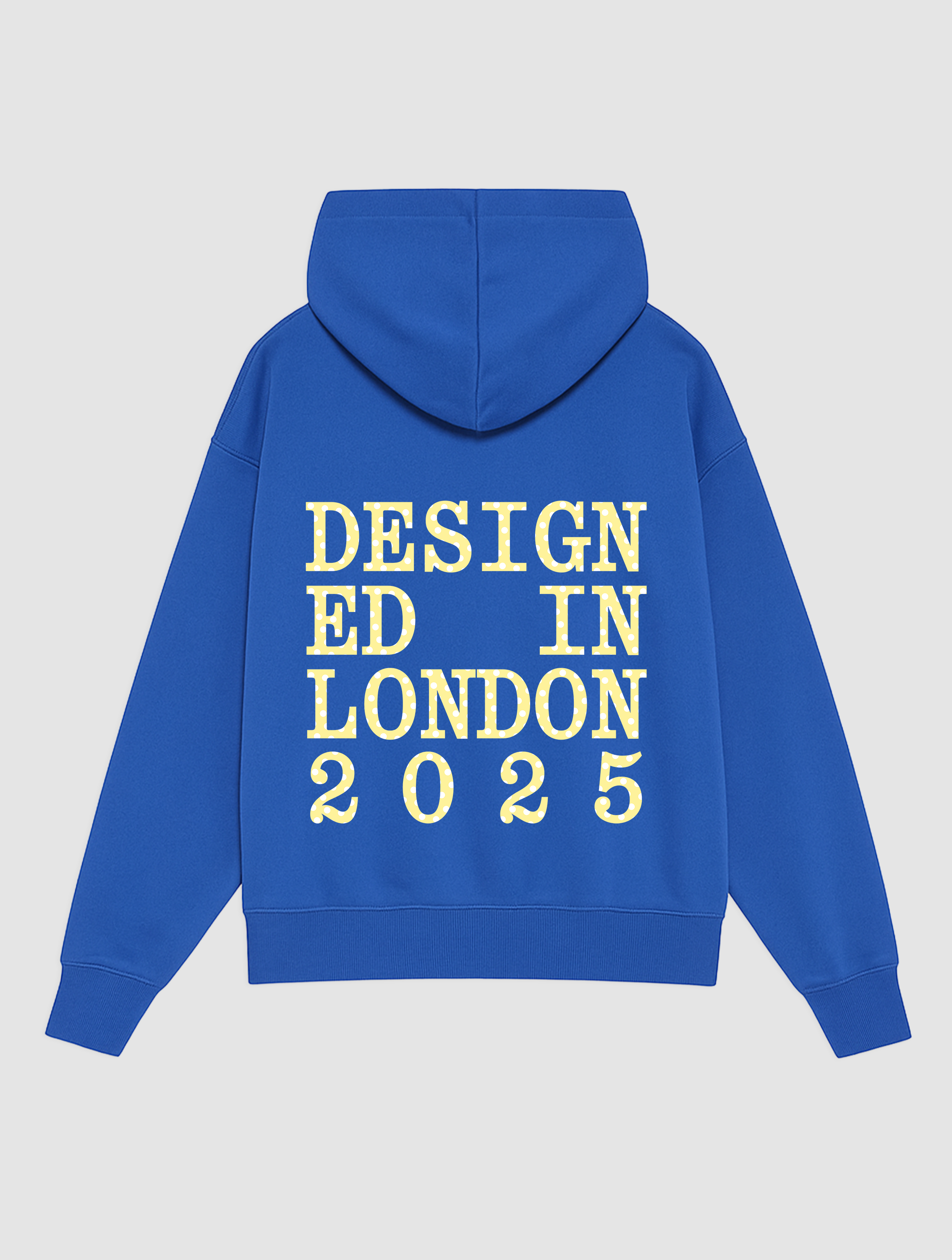 designed in london hoodie