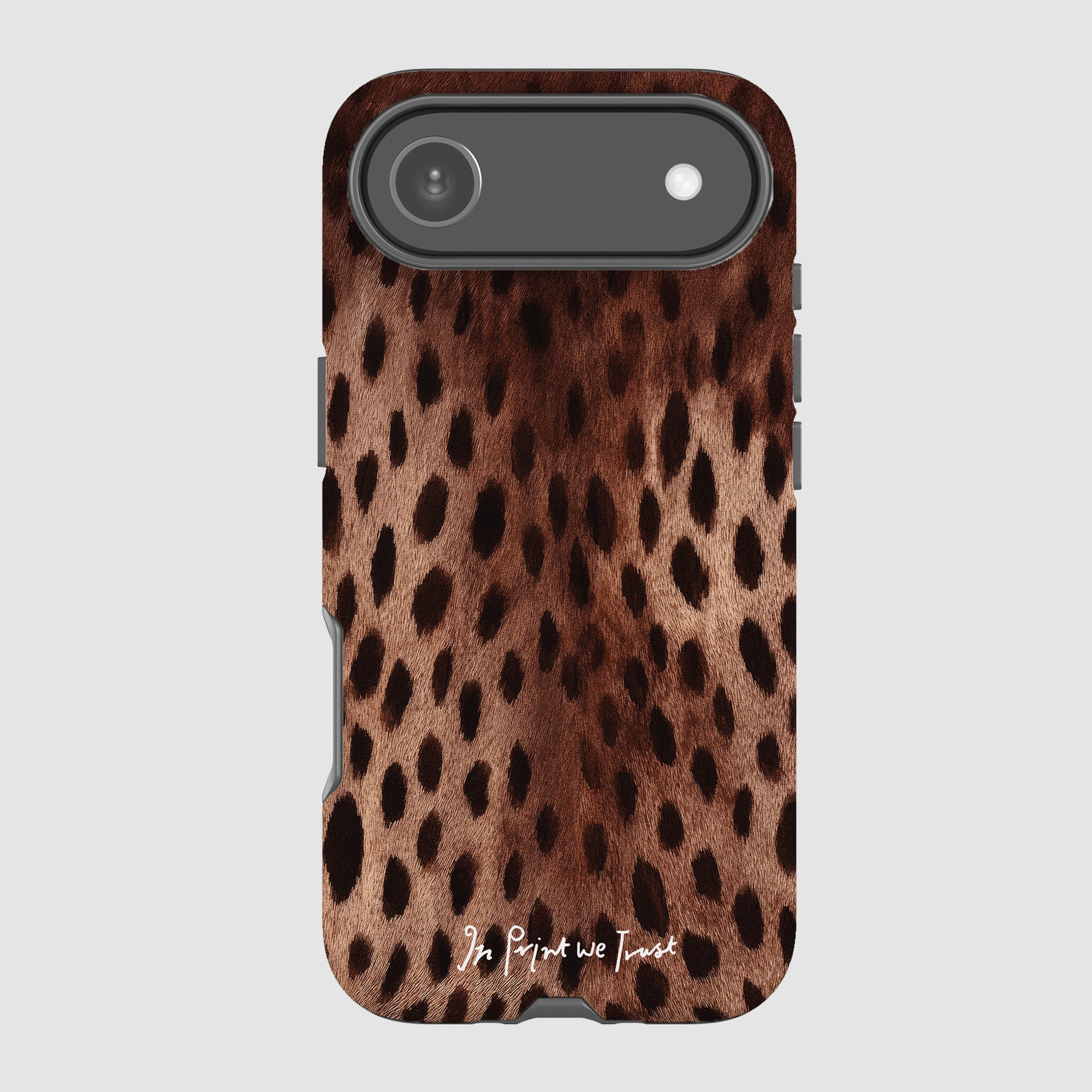 cheetah tough iPhone case - In Print We Trust