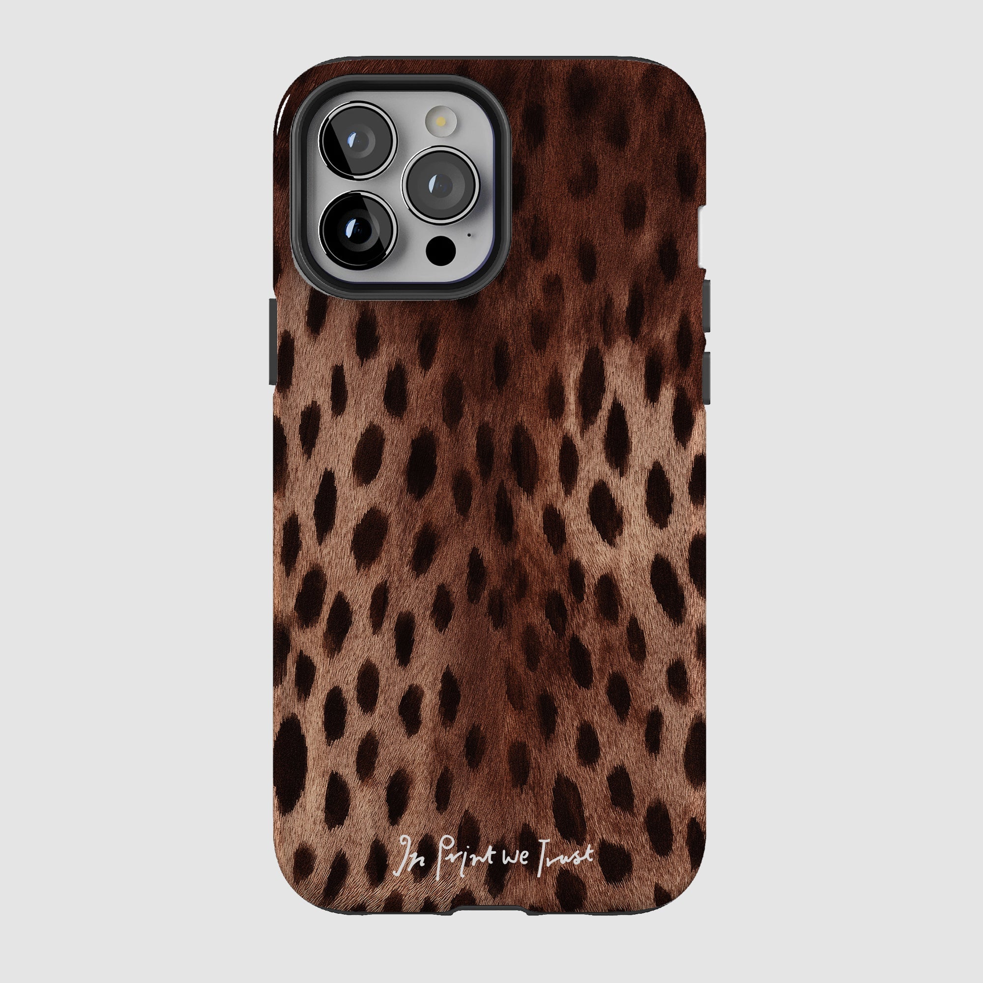 cheetah tough iPhone case - In Print We Trust