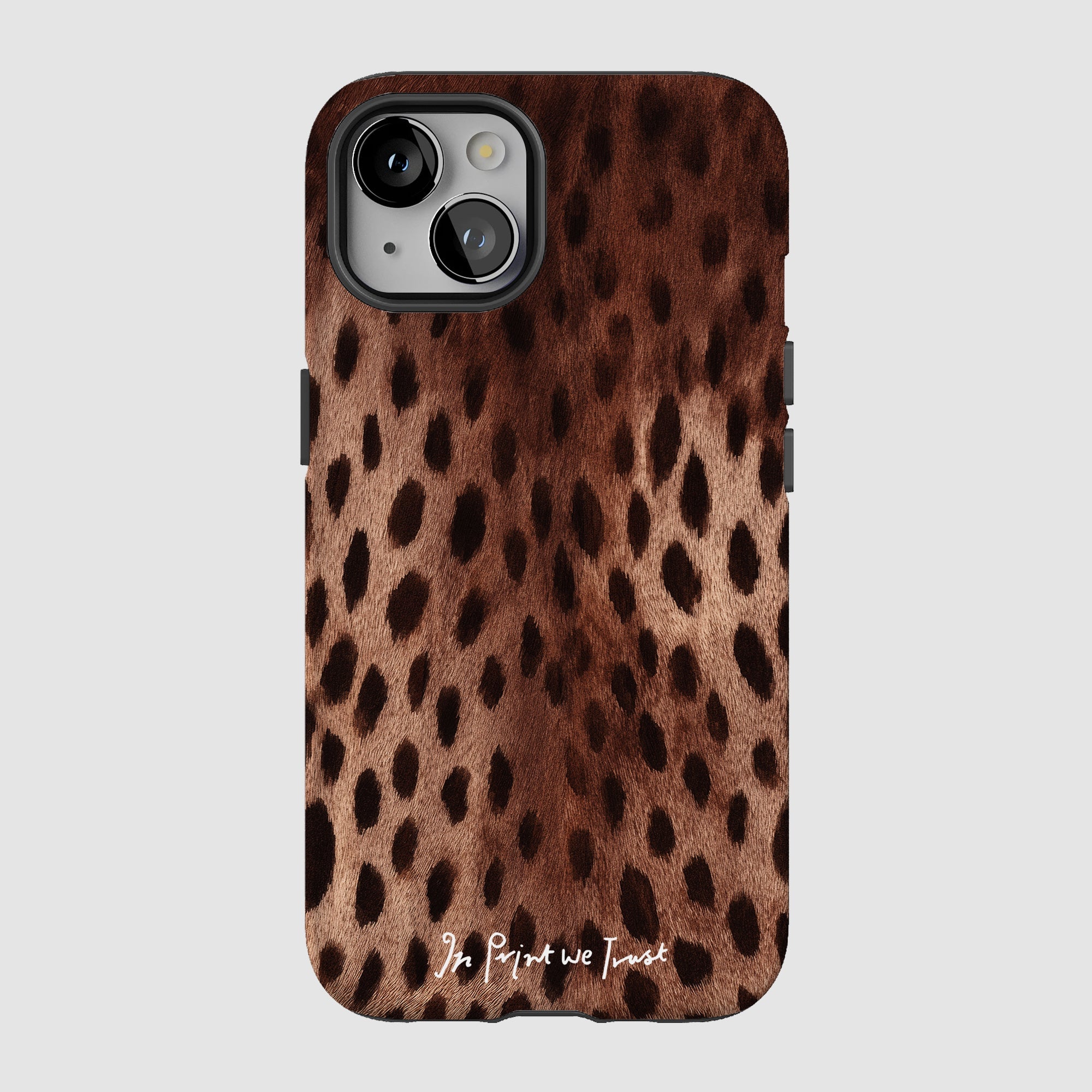 cheetah tough iPhone case - In Print We Trust