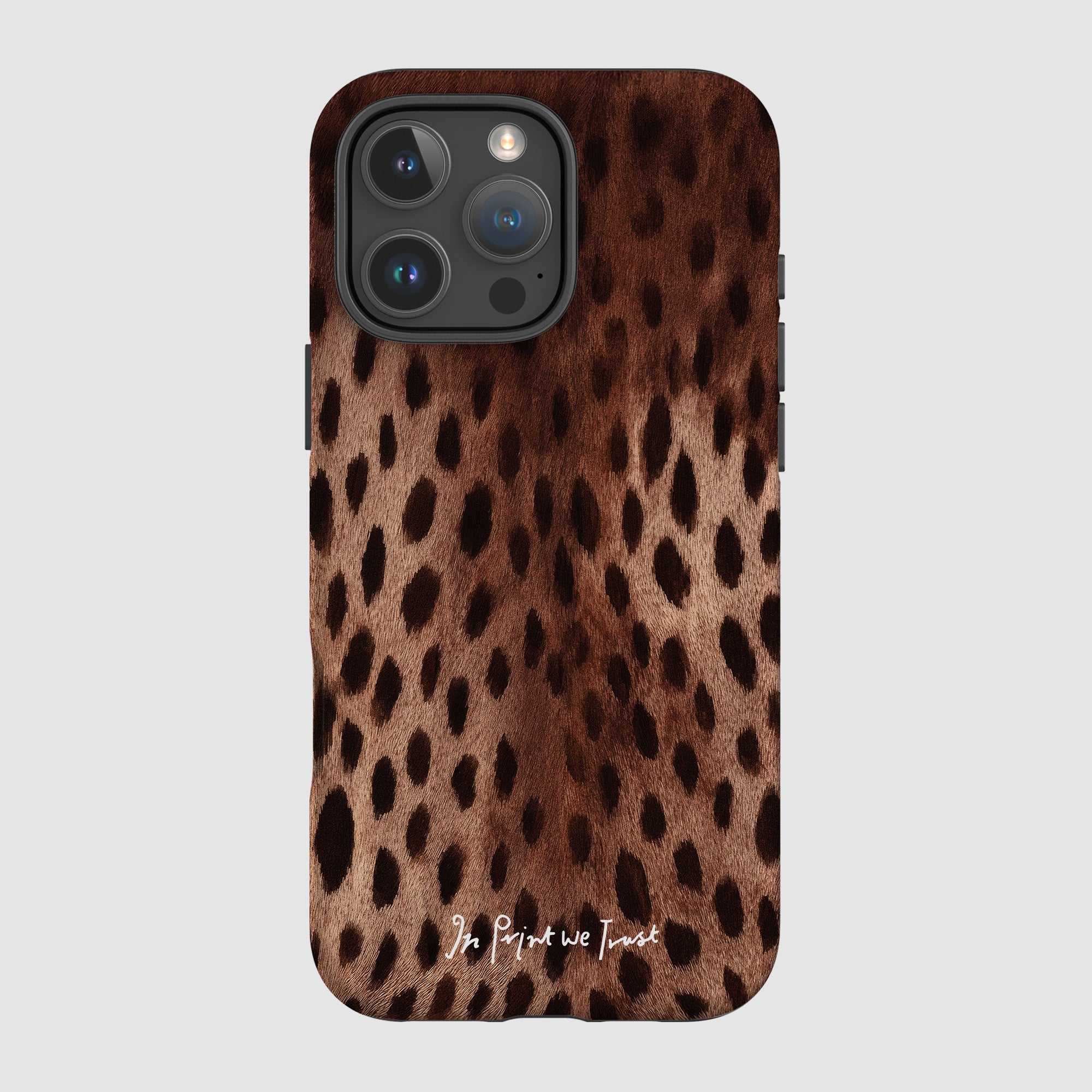 cheetah tough iPhone case - In Print We Trust