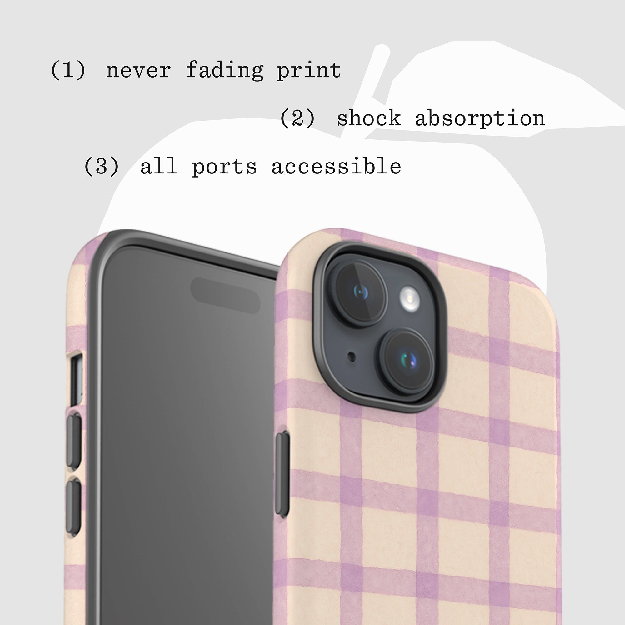 cherry blossom tough iPhone case - In Print We Trust