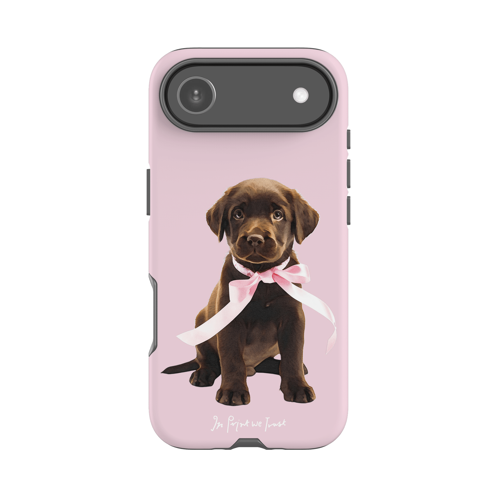 chocolate tough iPhone case - In Print We Trust