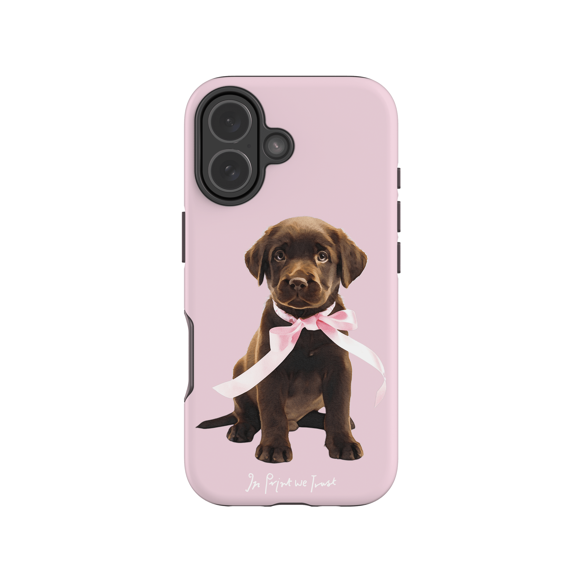 chocolate tough iPhone case - In Print We Trust