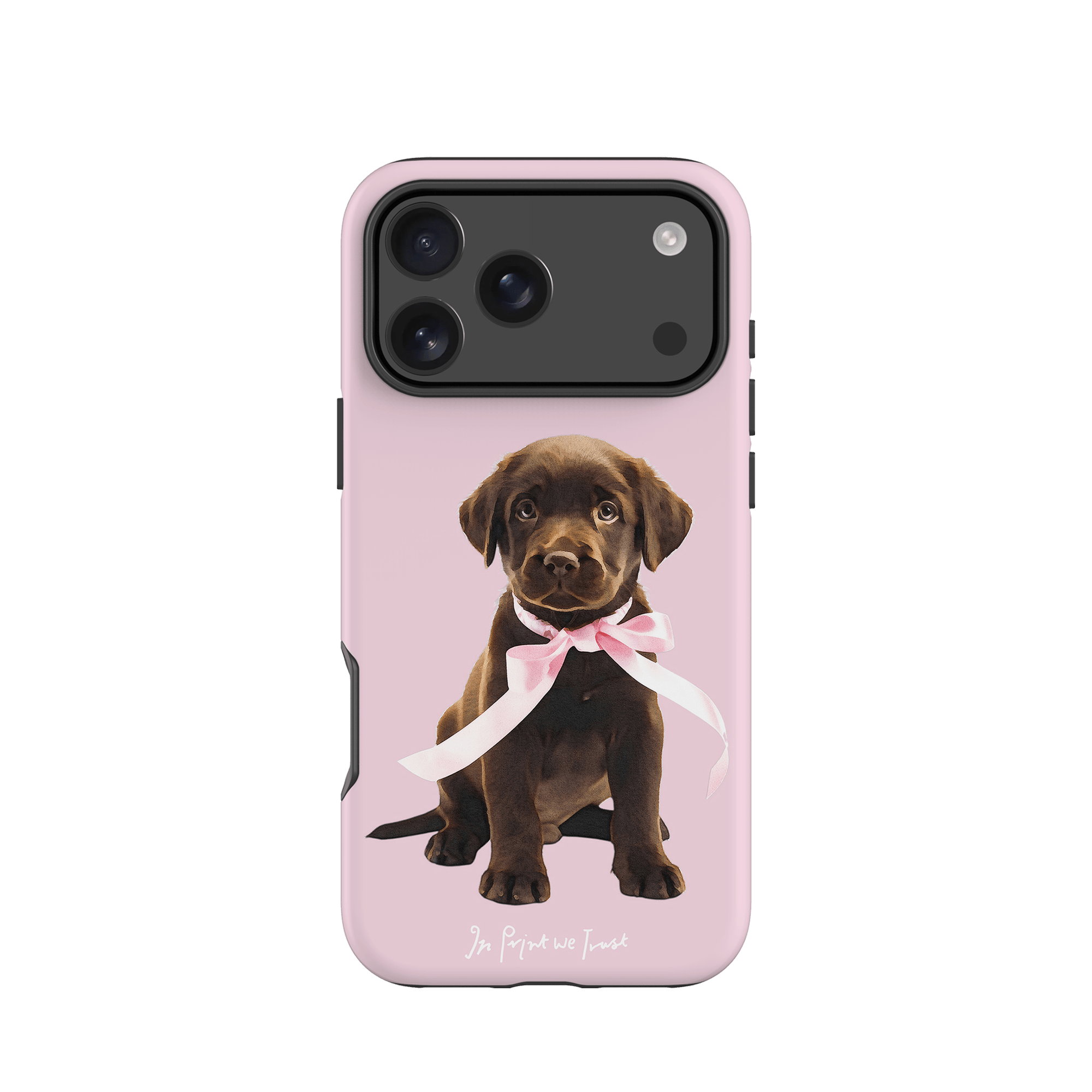 chocolate tough iPhone case - In Print We Trust