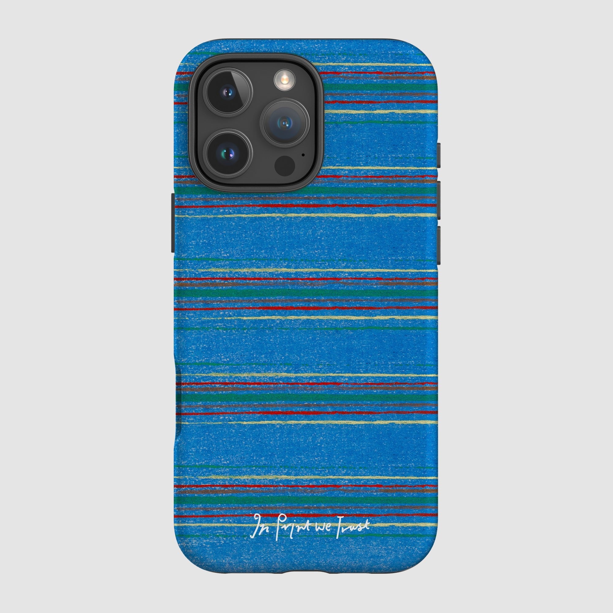 cornflower tough iPhone case - In Print We Trust