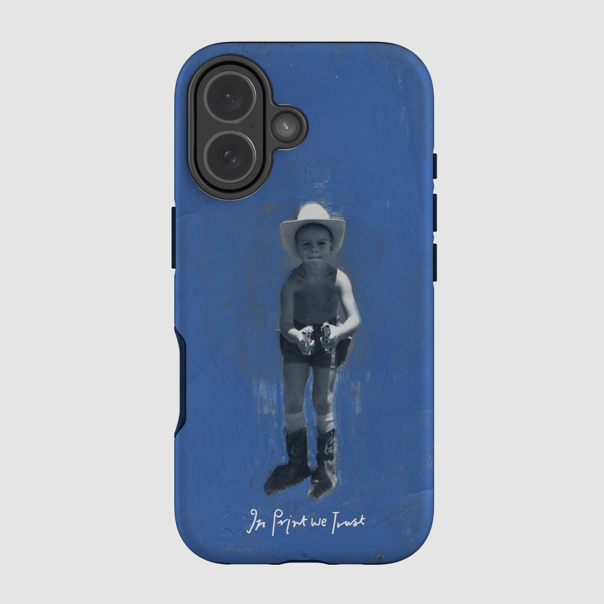 cowboy tough iPhone case - In Print We Trust