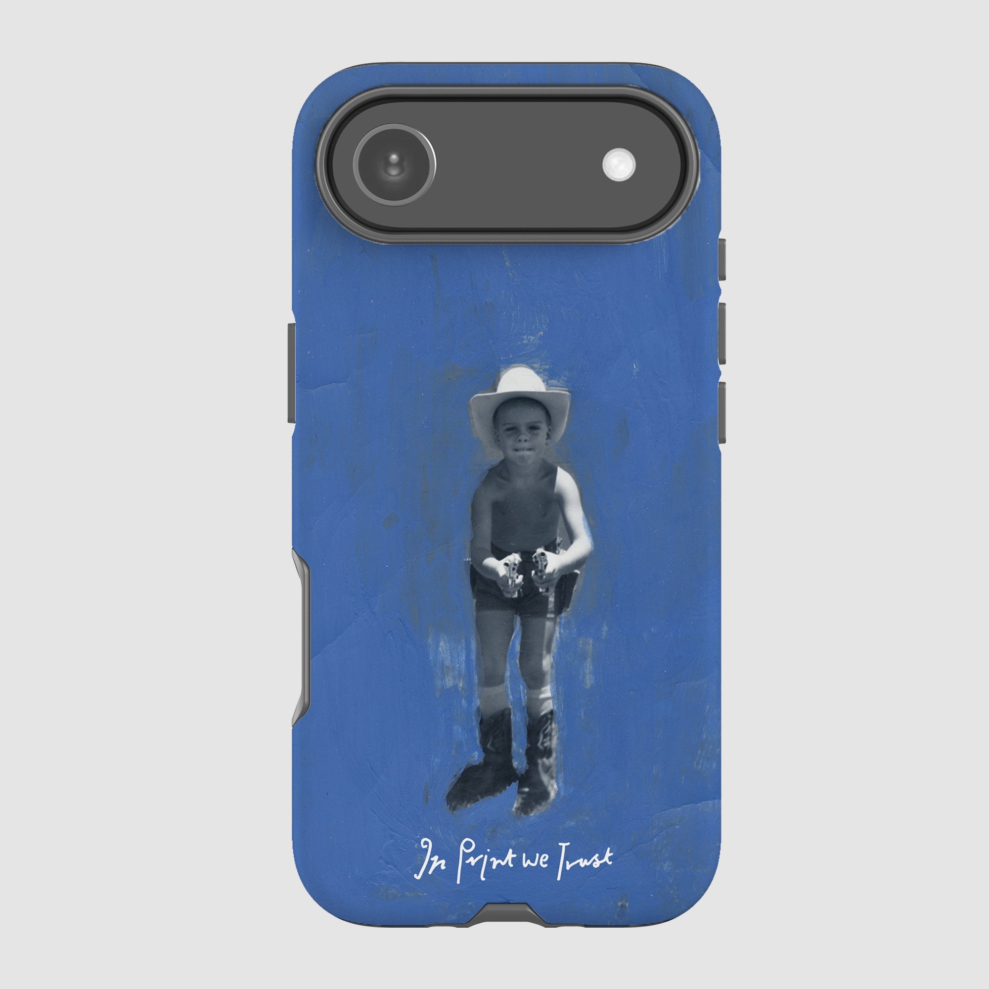 cowboy tough iPhone case - In Print We Trust