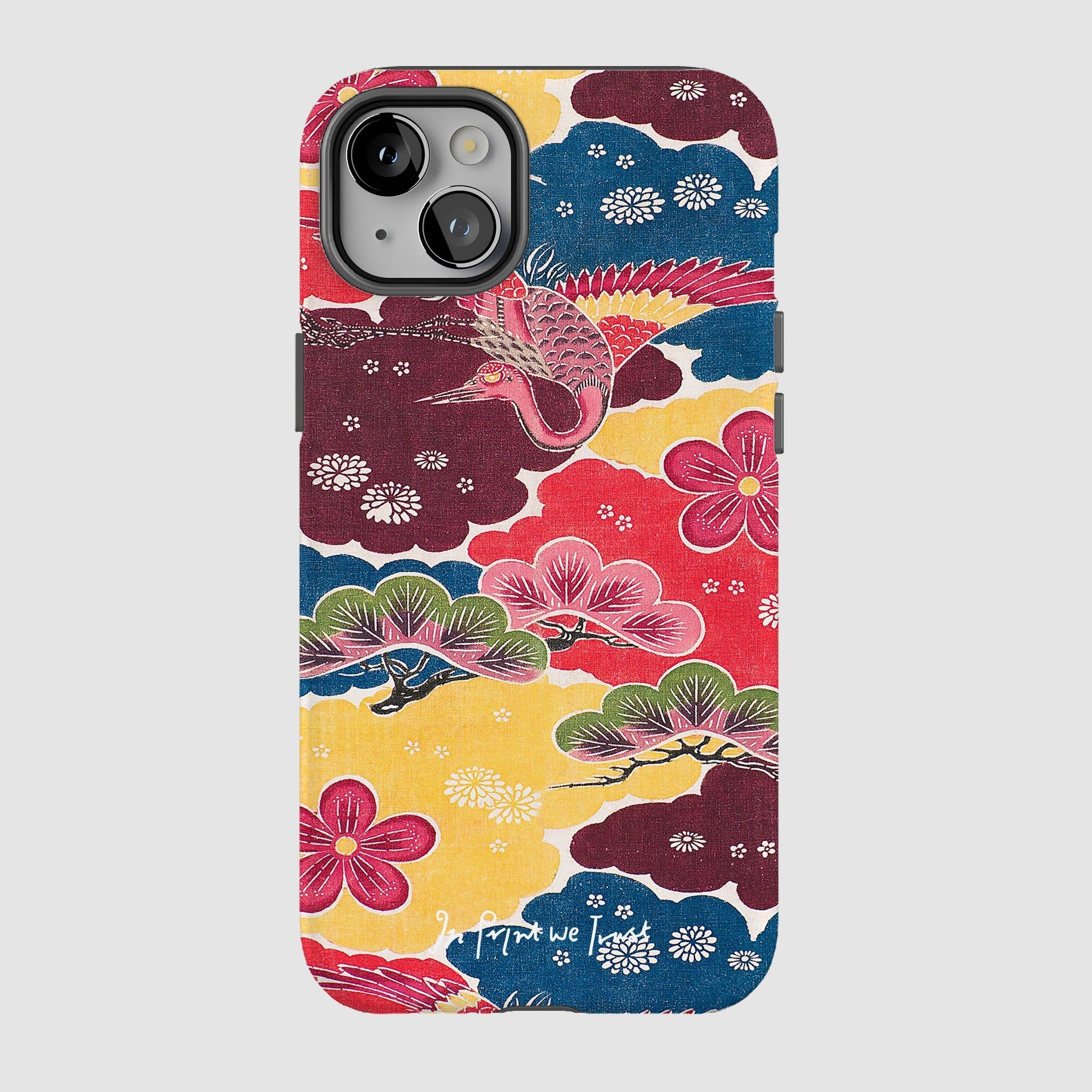 crane tough iPhone case - In Print We Trust