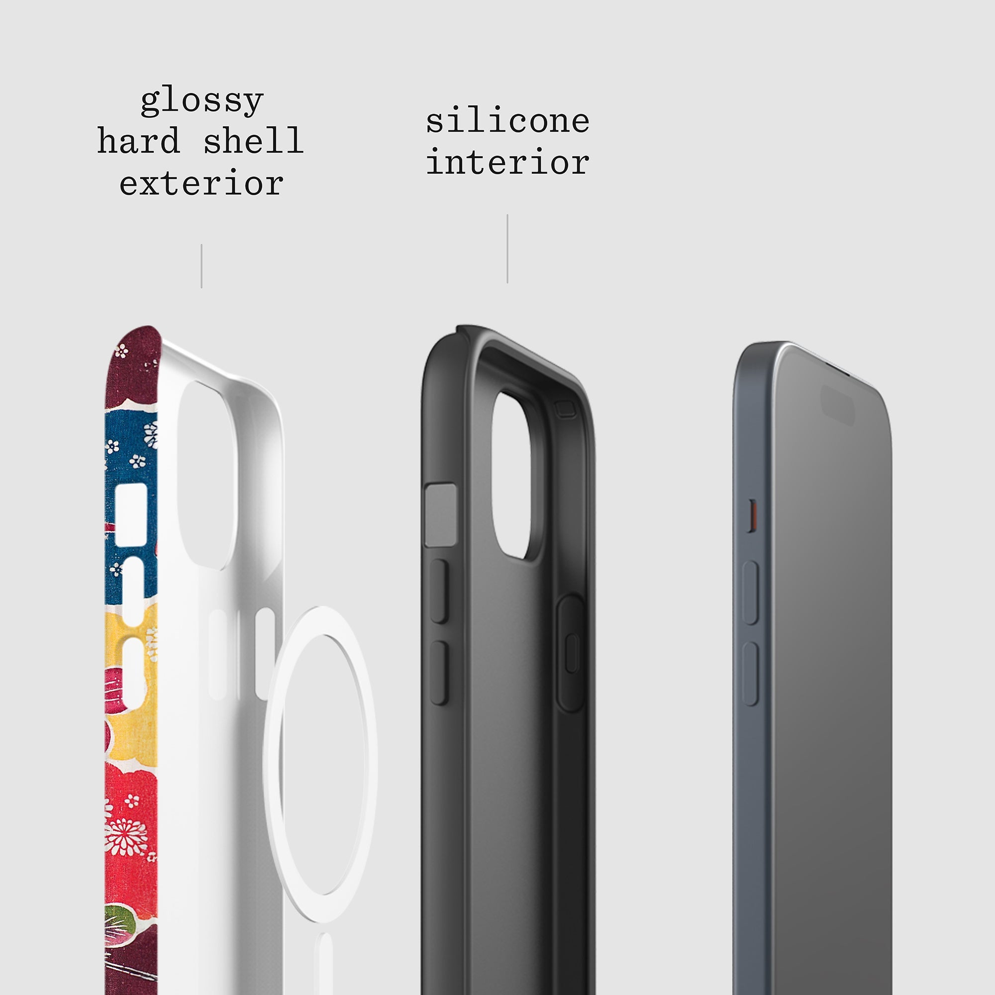 crane tough iPhone case - In Print We Trust