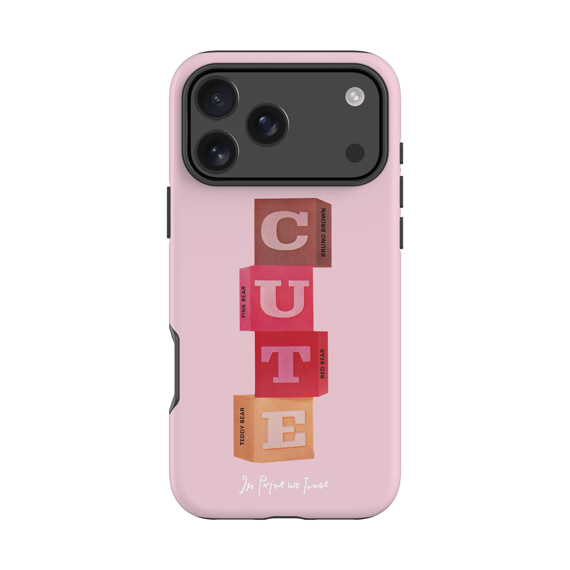 cute tough iPhone case - In Print We Trust