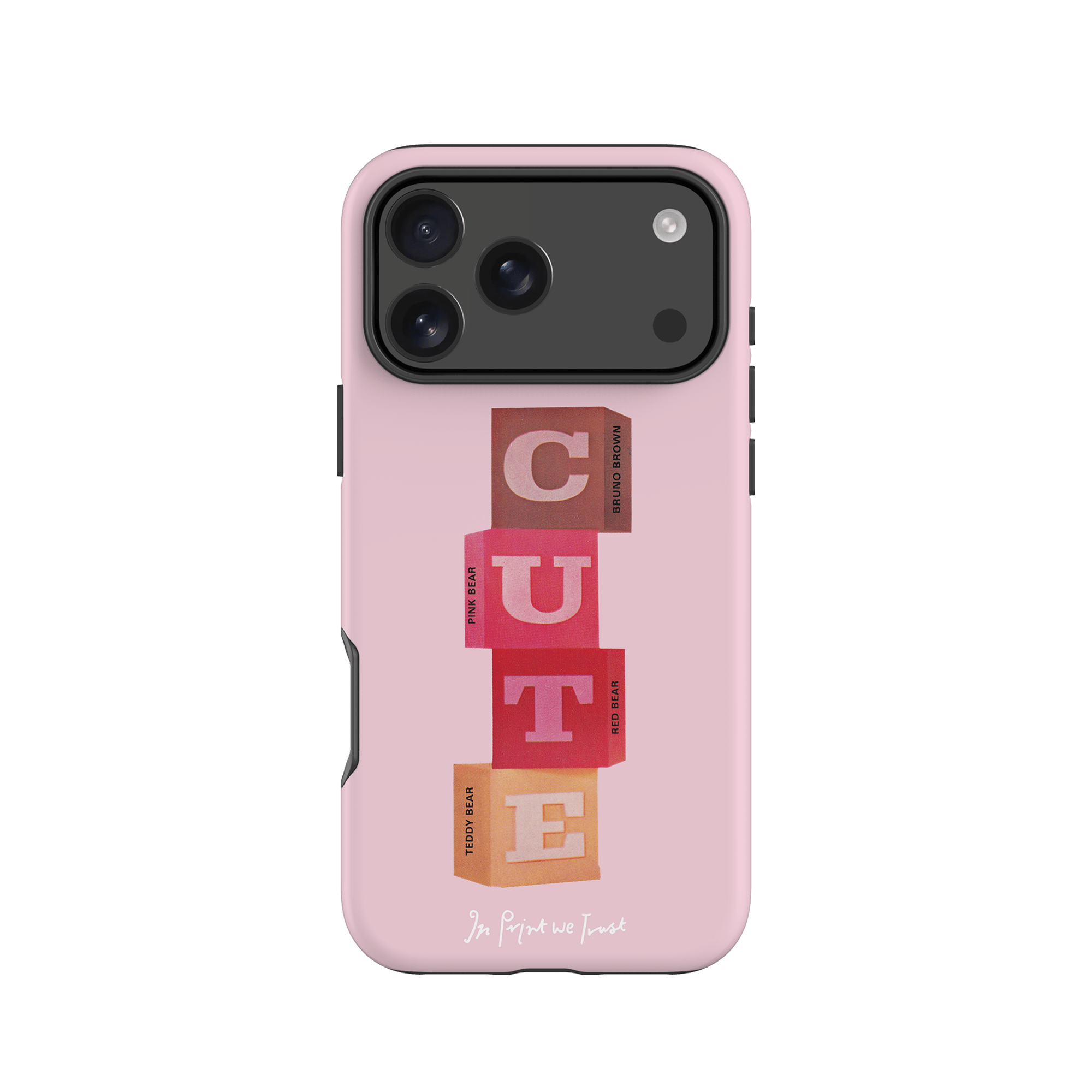 cute tough iPhone case - In Print We Trust