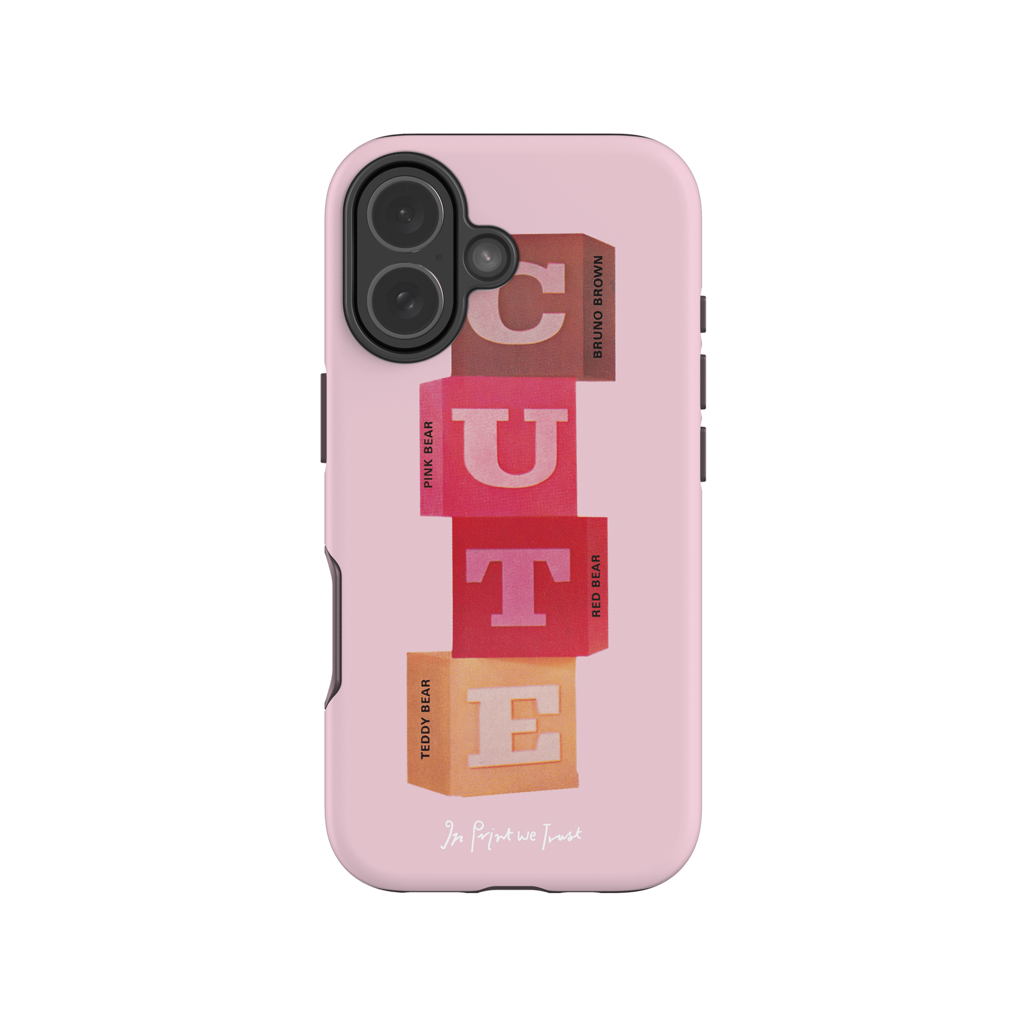 cute tough iPhone case - In Print We Trust
