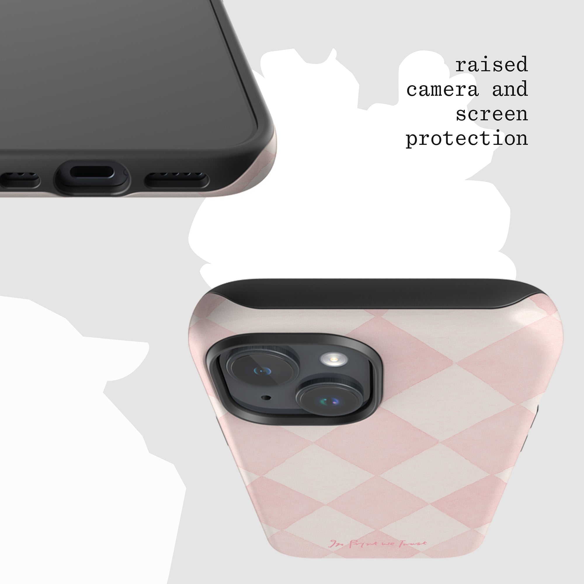 diamond tough iPhone case - In Print We Trust