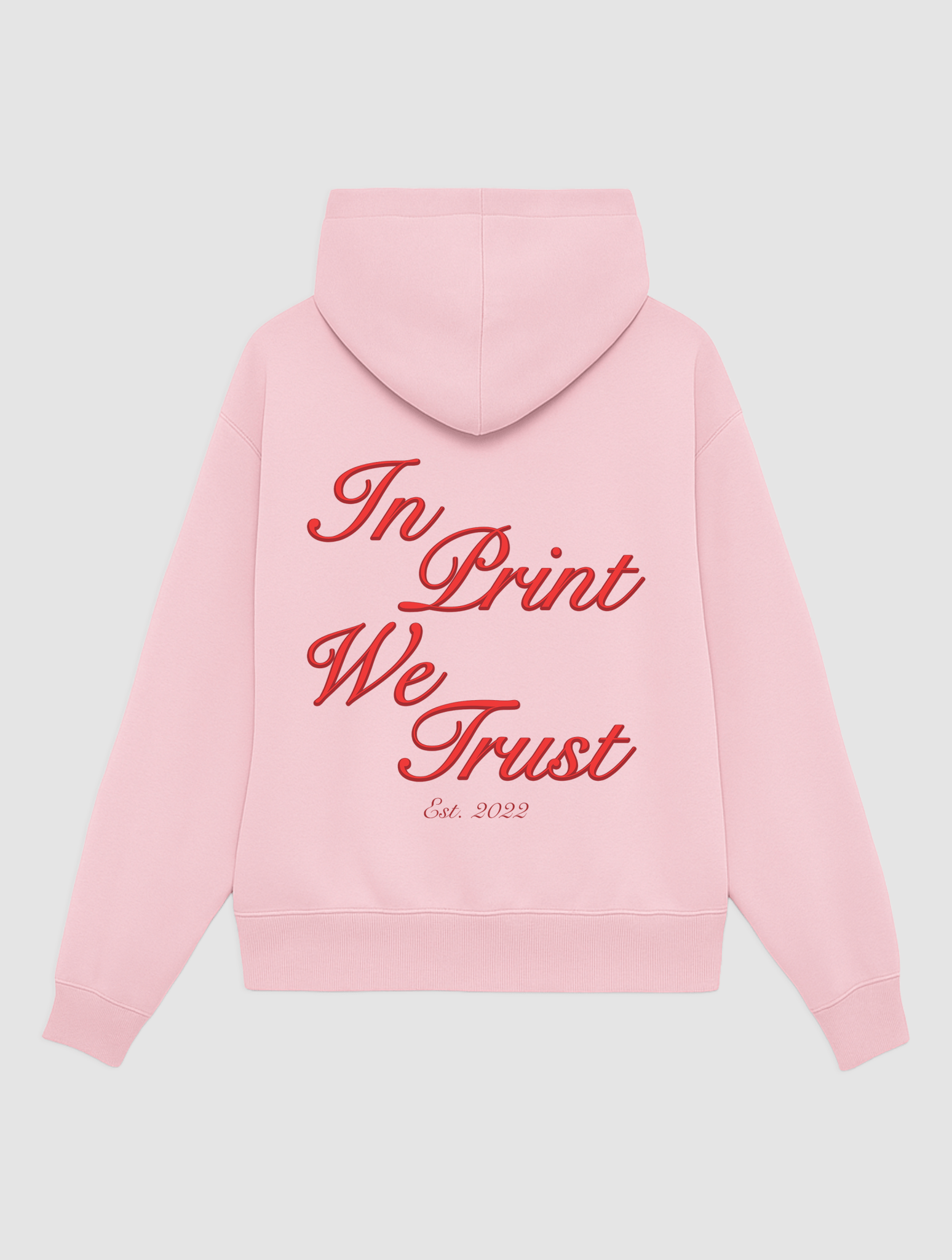 est. 2022 pink hoodie - In Print We Trust