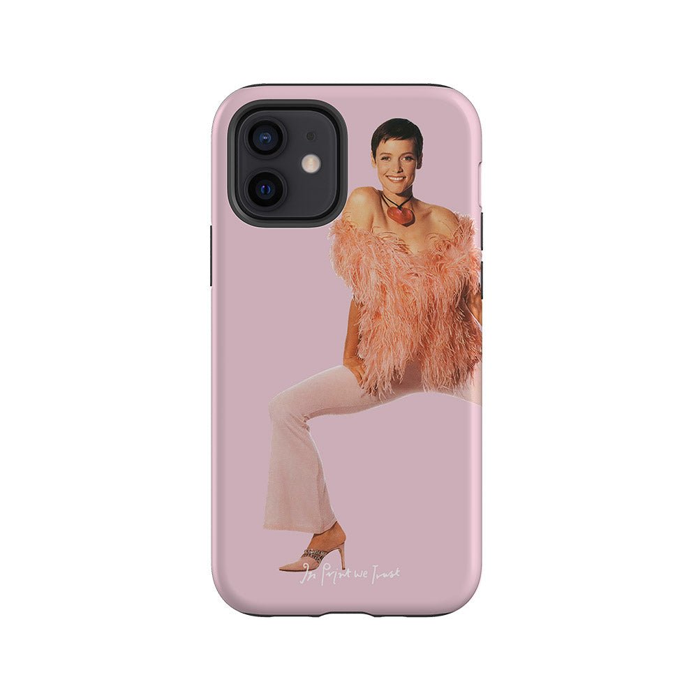 feathers tough iPhone case - In Print We Trust