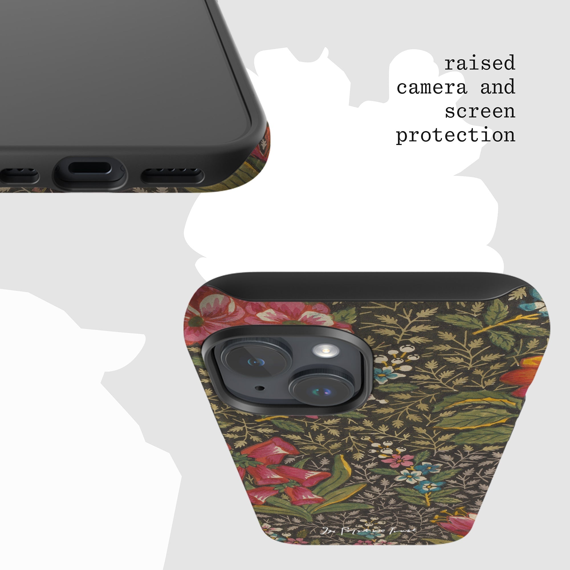 floral tough iPhone case - In Print We Trust