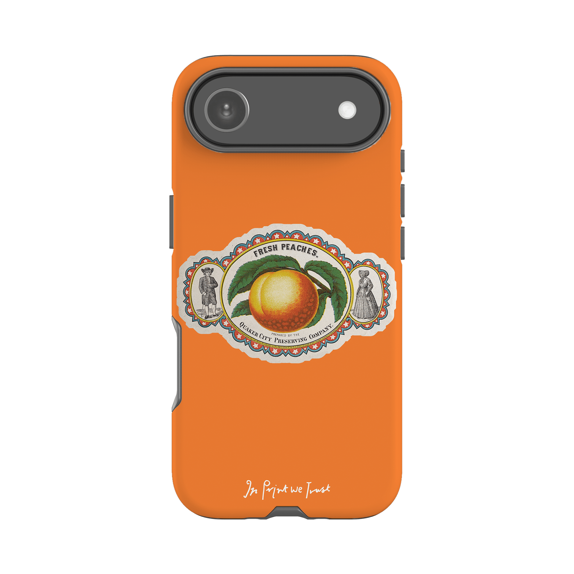 fresh peaches tough iPhone case - In Print We Trust