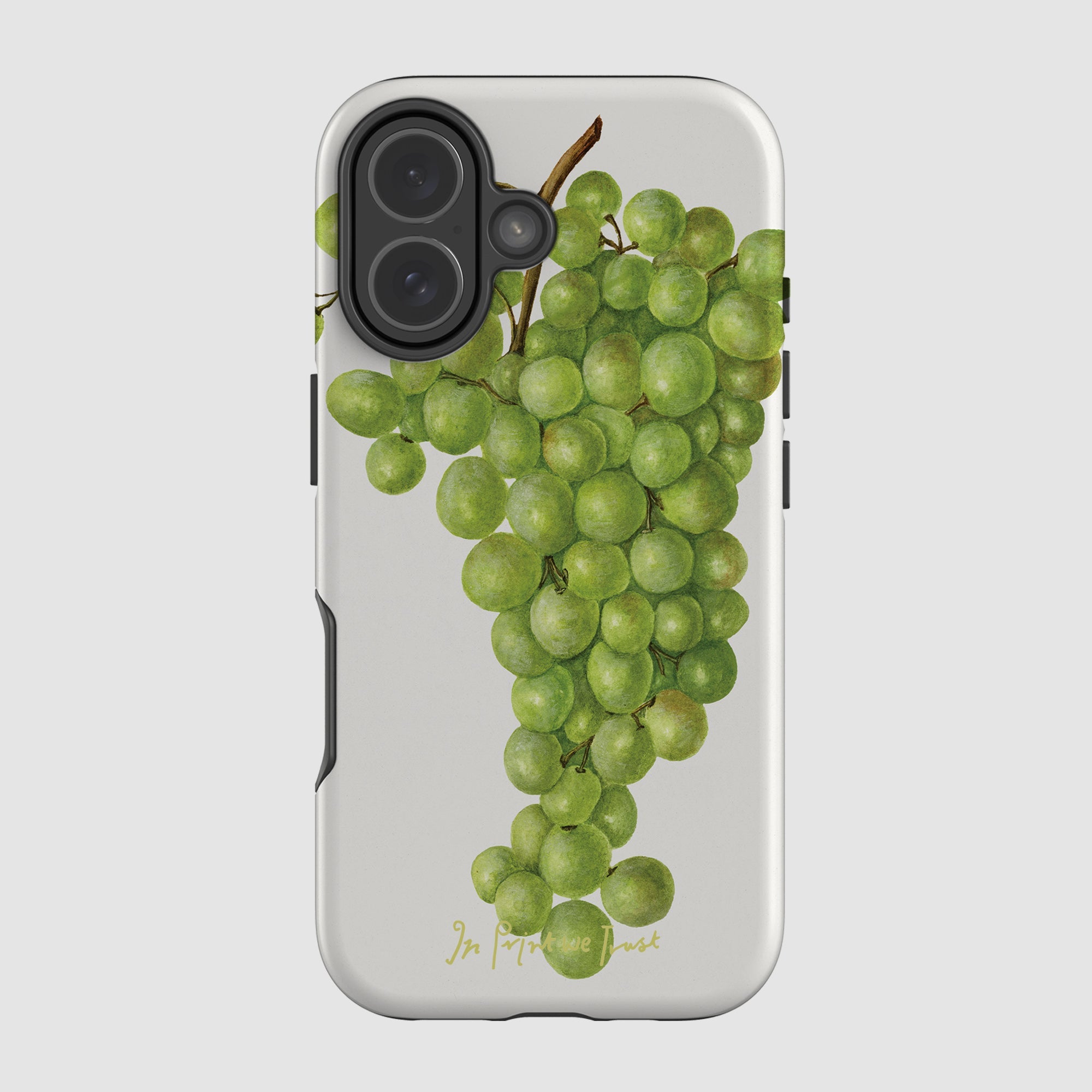 grapes tough iPhone case - In Print We Trust
