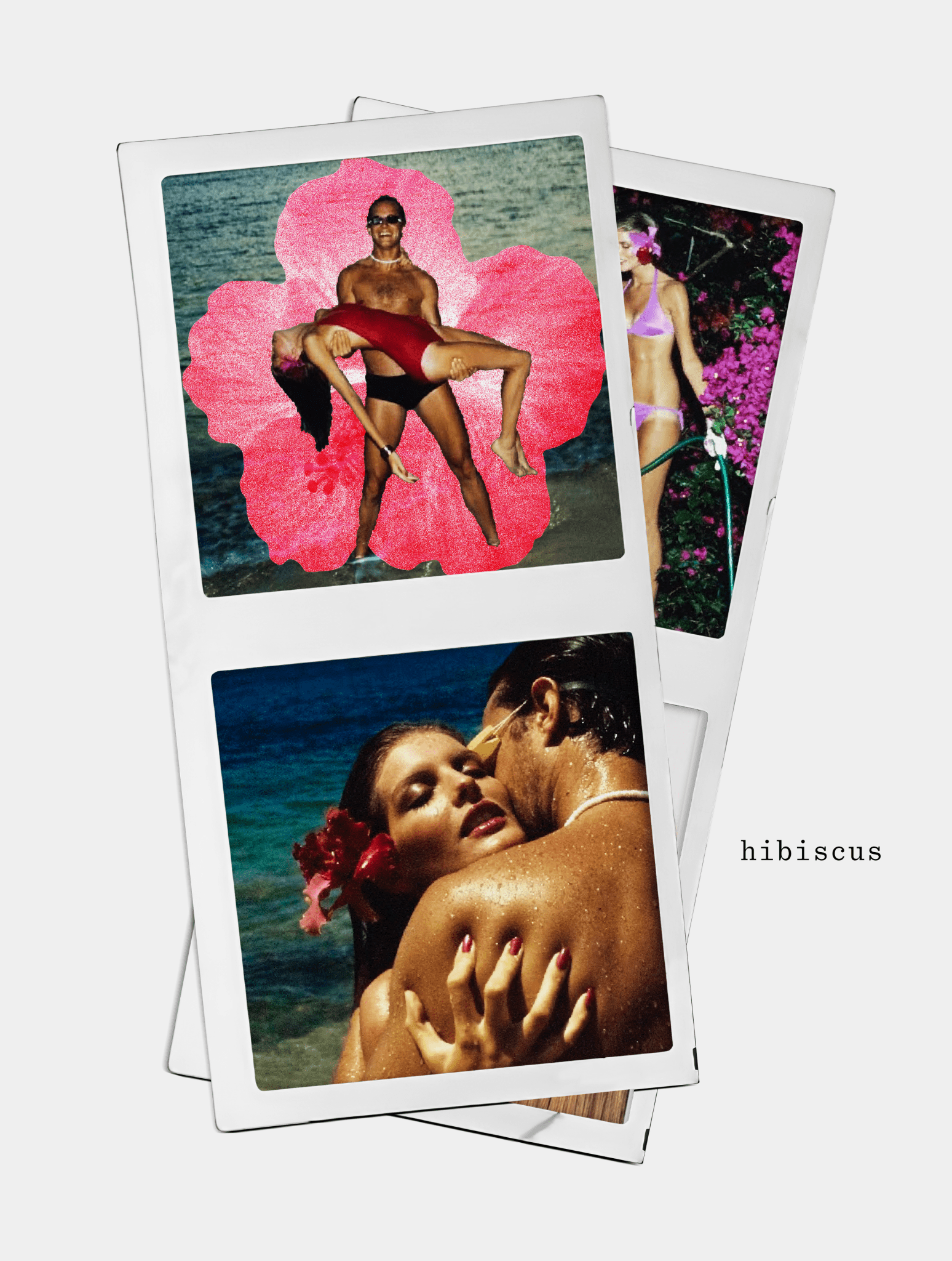 hibiscus baby tee - In Print We Trust