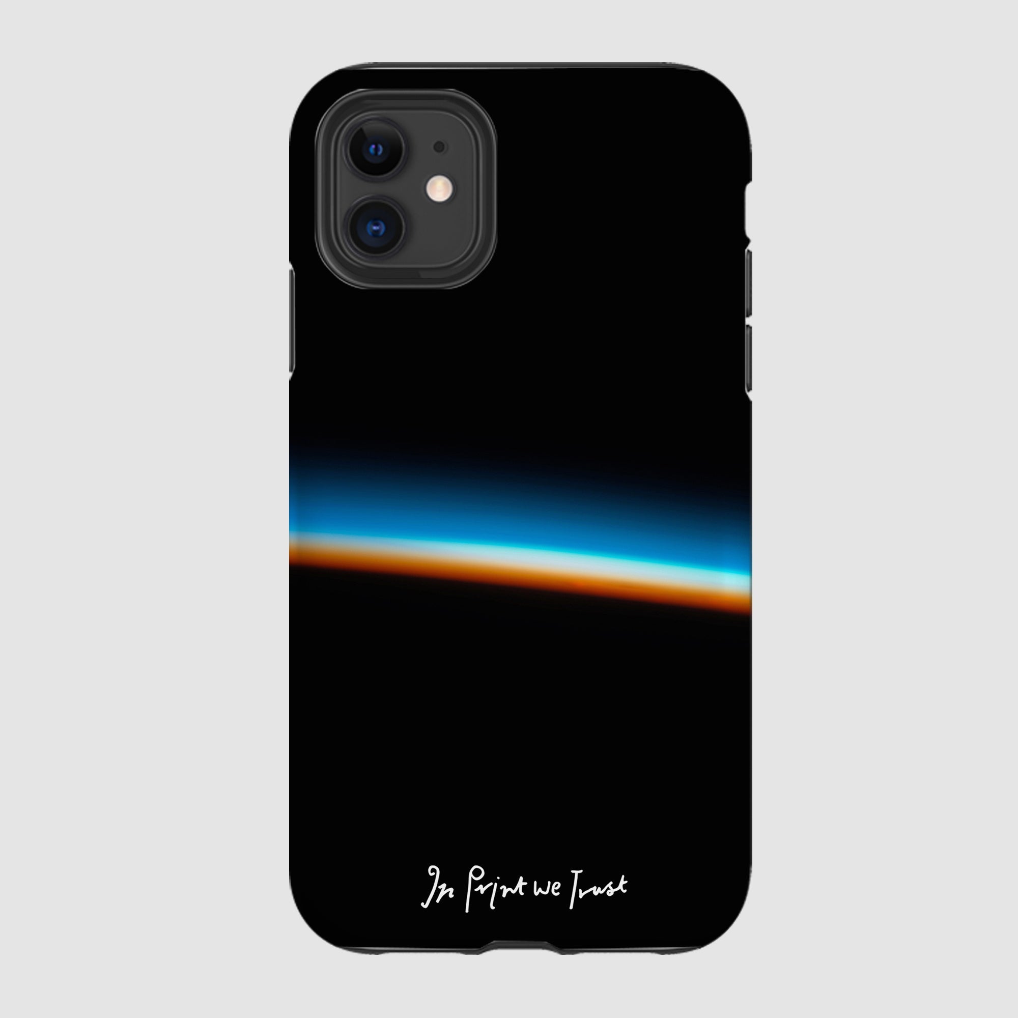 horizon tough iPhone case - In Print We Trust