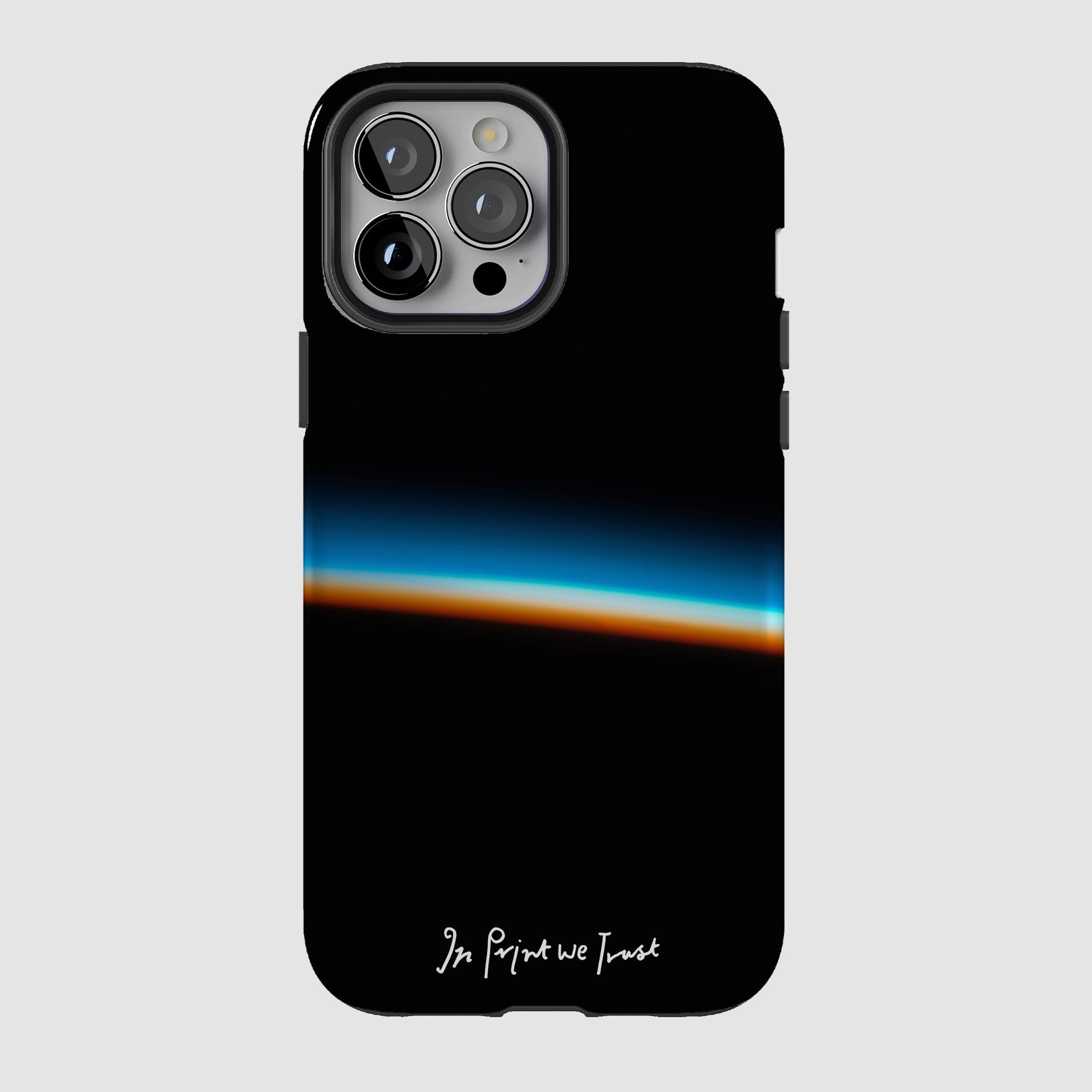 horizon tough iPhone case - In Print We Trust