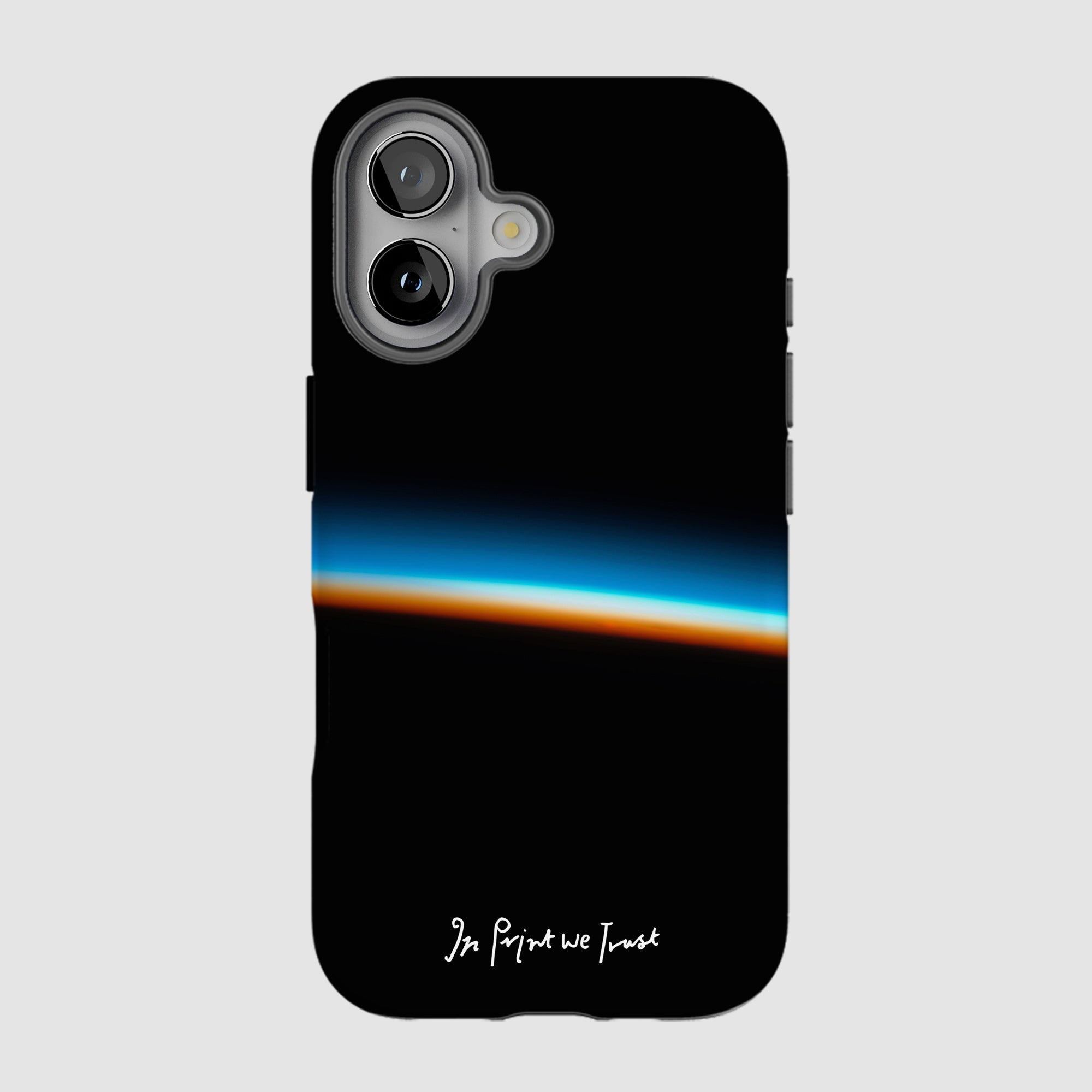 horizon tough iPhone case - In Print We Trust
