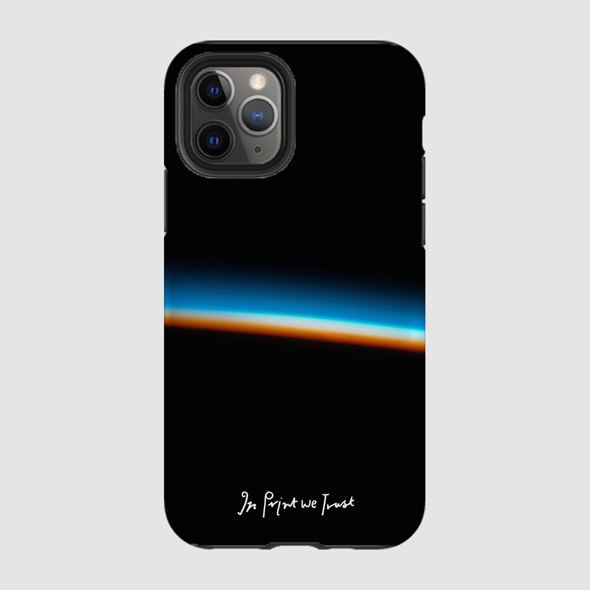 horizon tough iPhone case - In Print We Trust