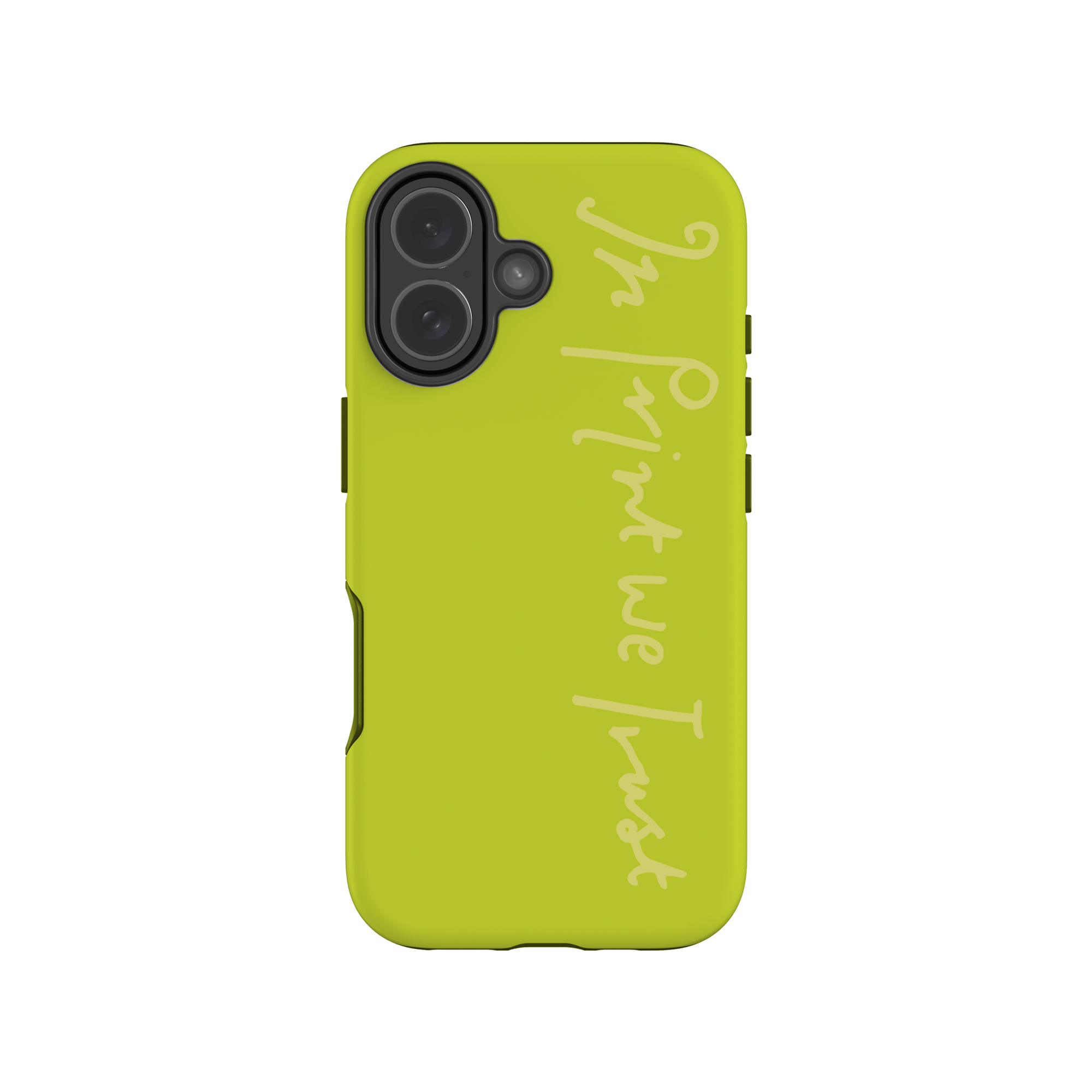 in print we trust tough iPhone case (pistachio) - In Print We Trust