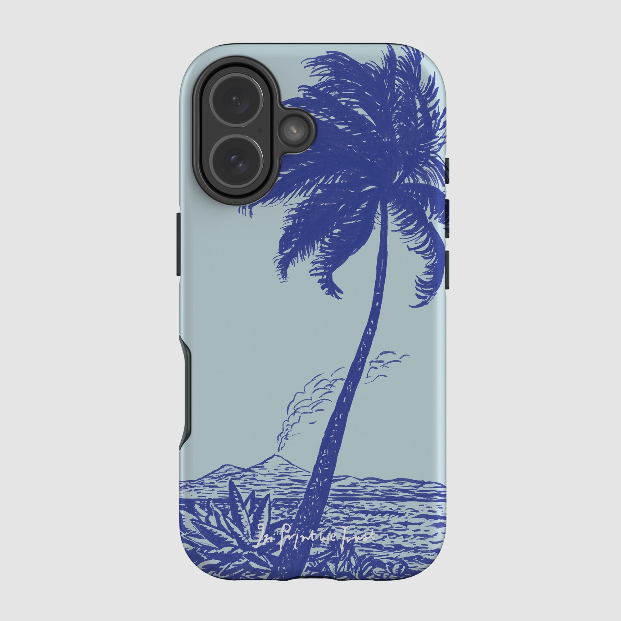 island tough iPhone case - In Print We Trust