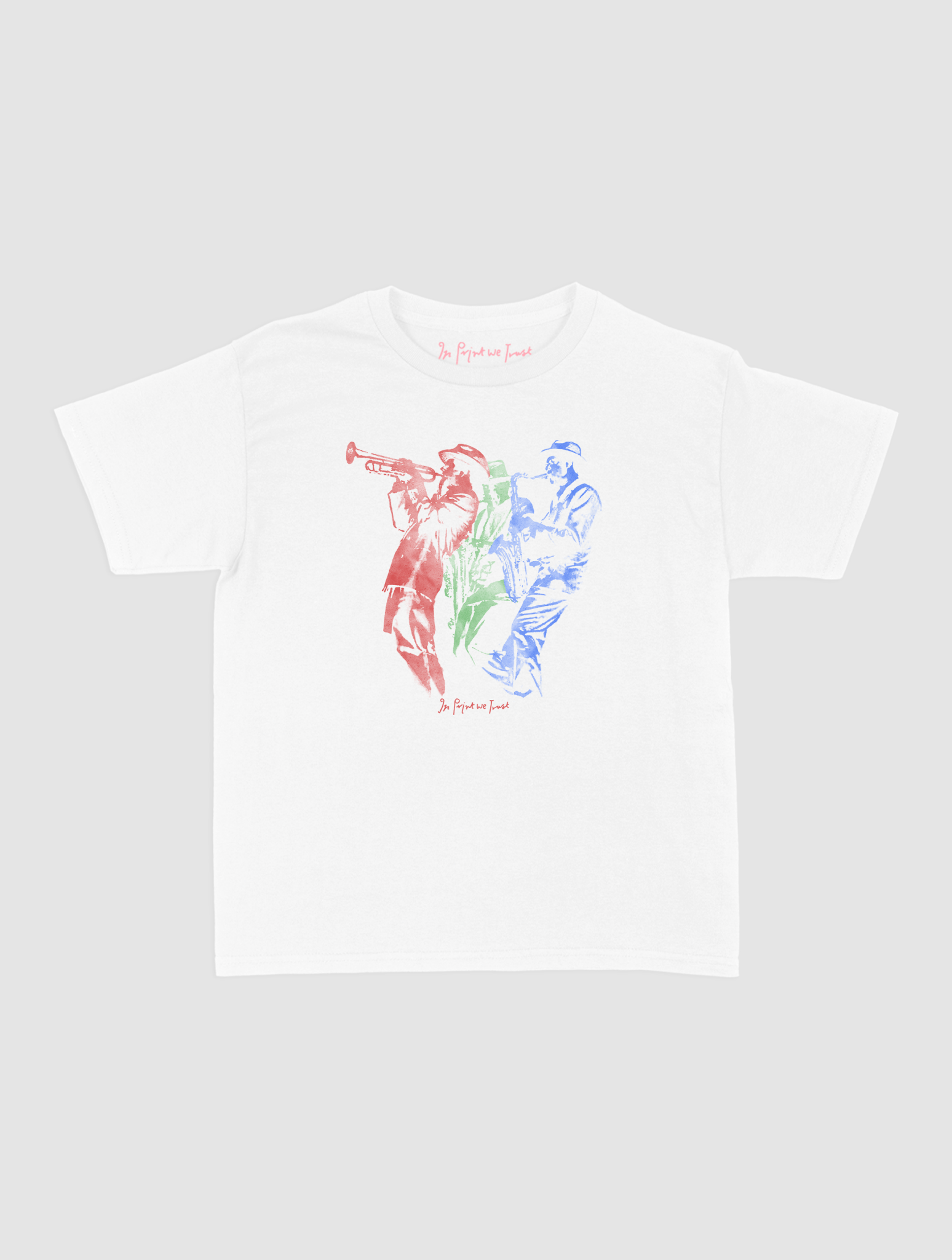 jazz band baby tee - In Print We Trust